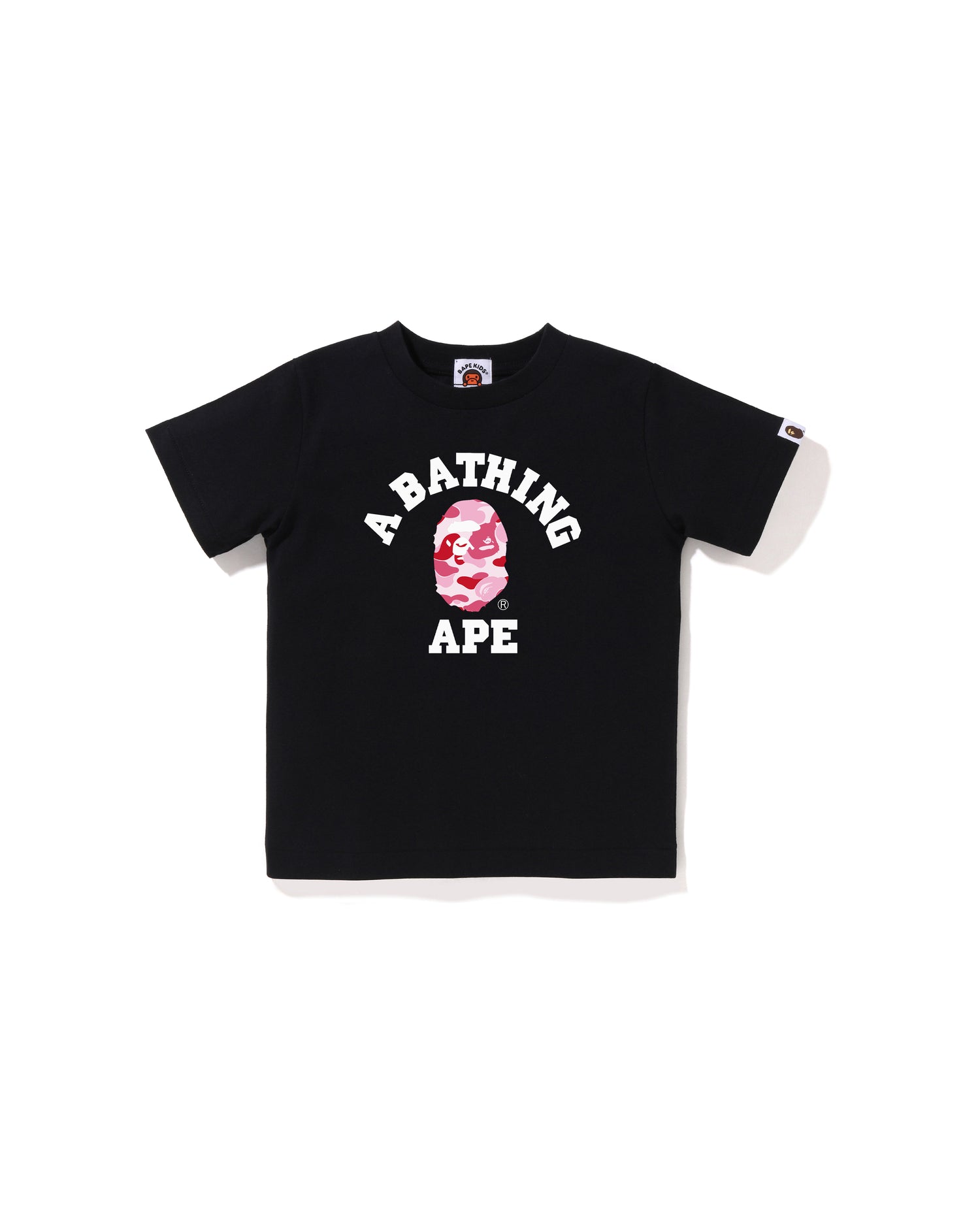 A BATHING APE® Kids Abc Camo College Tee | Bape official website