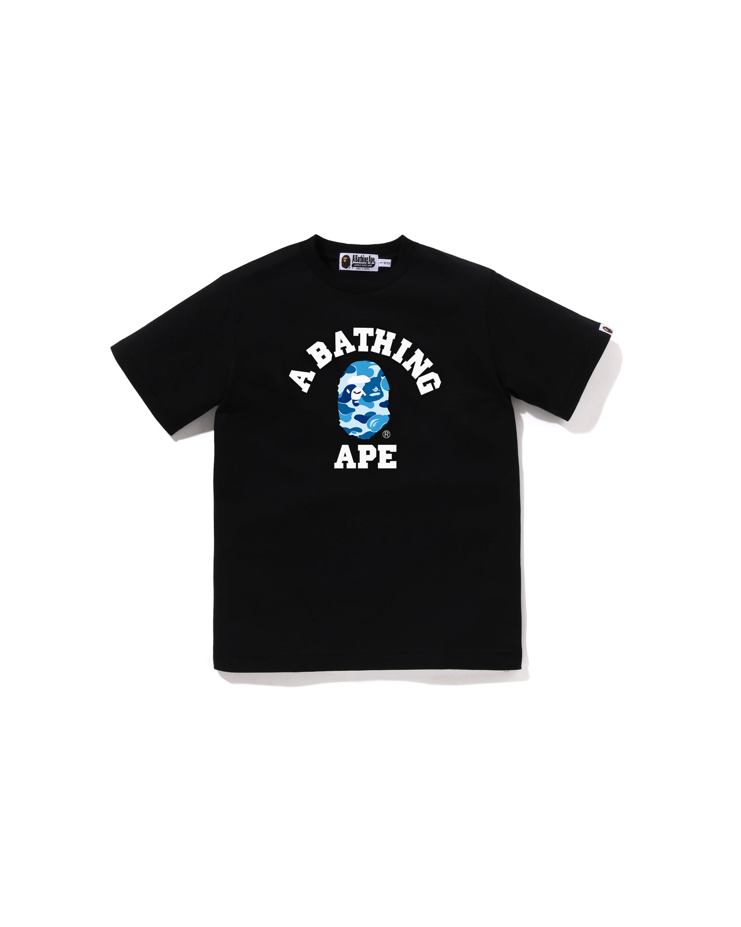 A BATHING APE® Kids Abc Camo College Tee Jr | Bape official