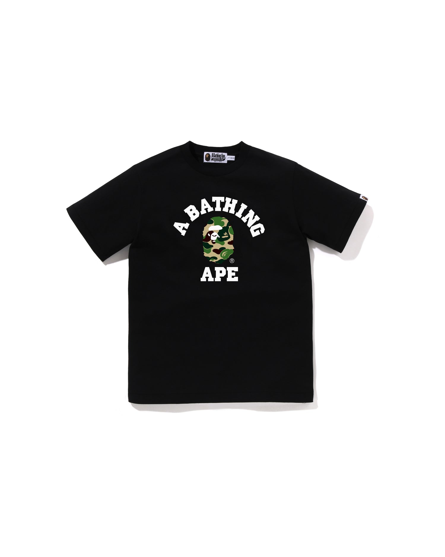 A BATHING APE® Kids Abc Camo College Tee Jr | Bape official