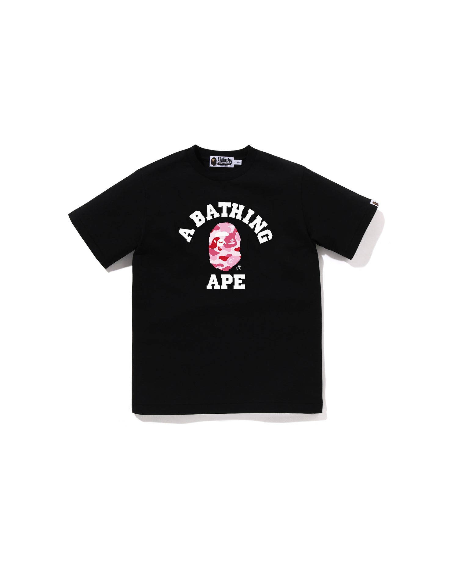 A BATHING APE® Kids Abc Camo College Tee Jr | Bape official