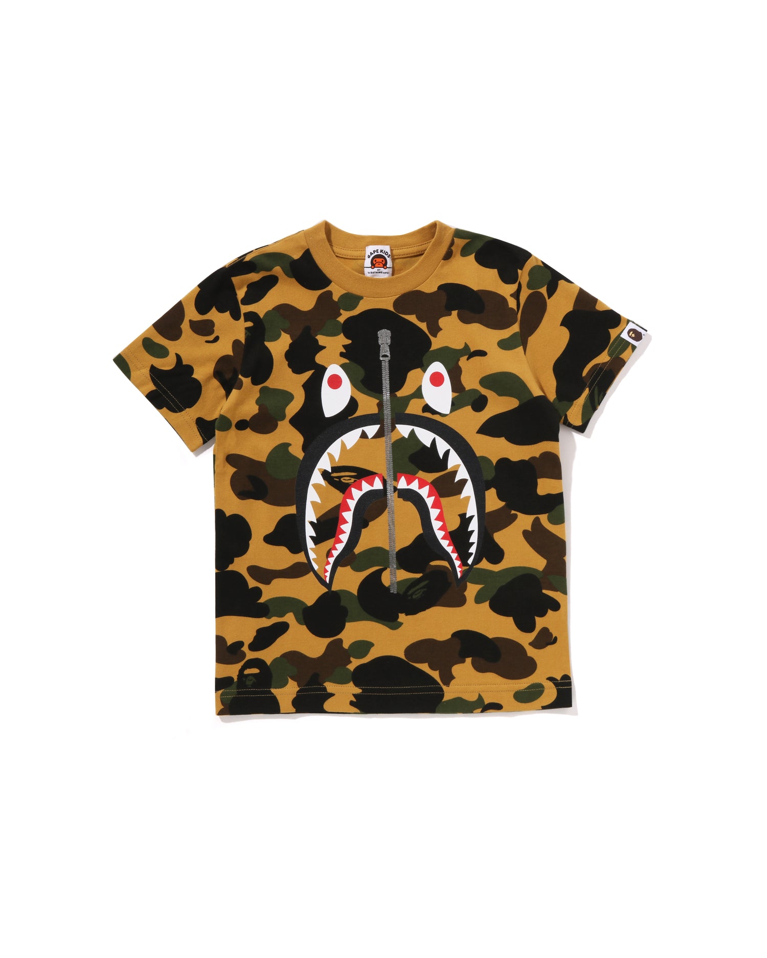 A BATHING APE® Kids 1st Camo Shark Tee | Bape official