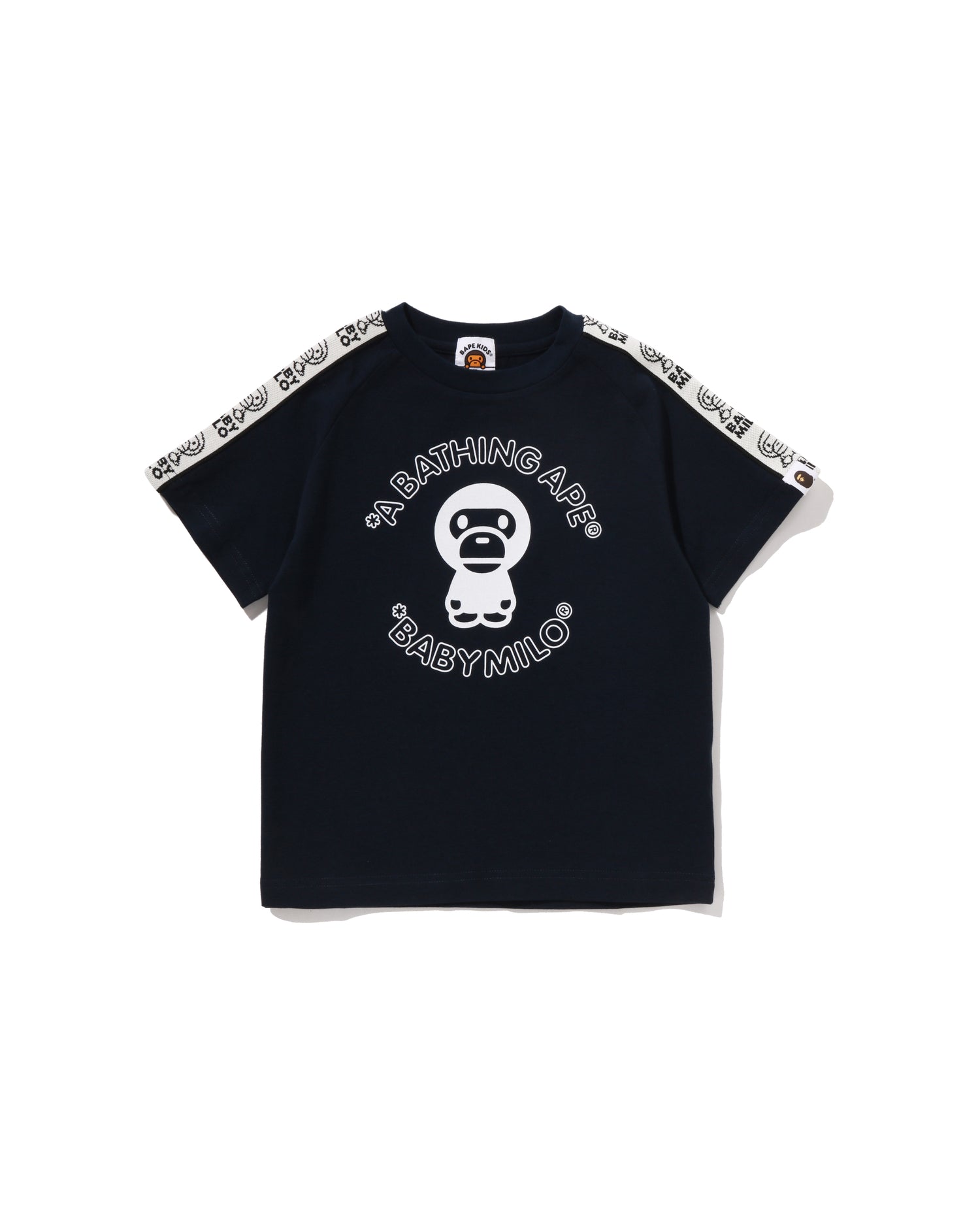 A BATHING APE® Kids Baby Milo Line Tape Tee | Bape official