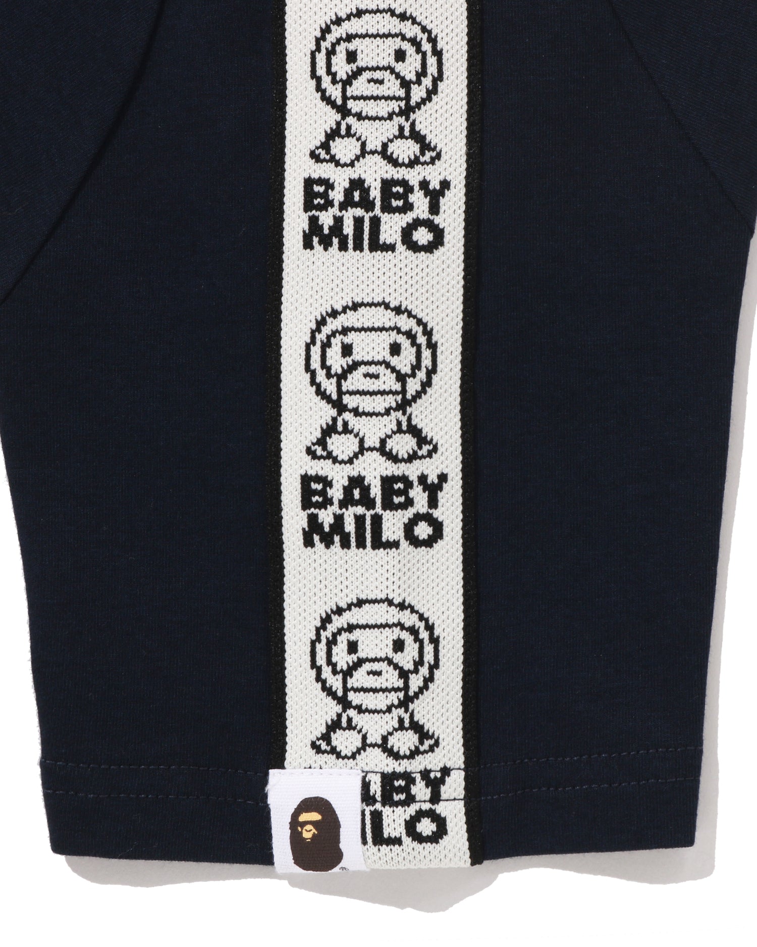 A BATHING APE® Kids Baby Milo Line Tape Tee | Bape official
