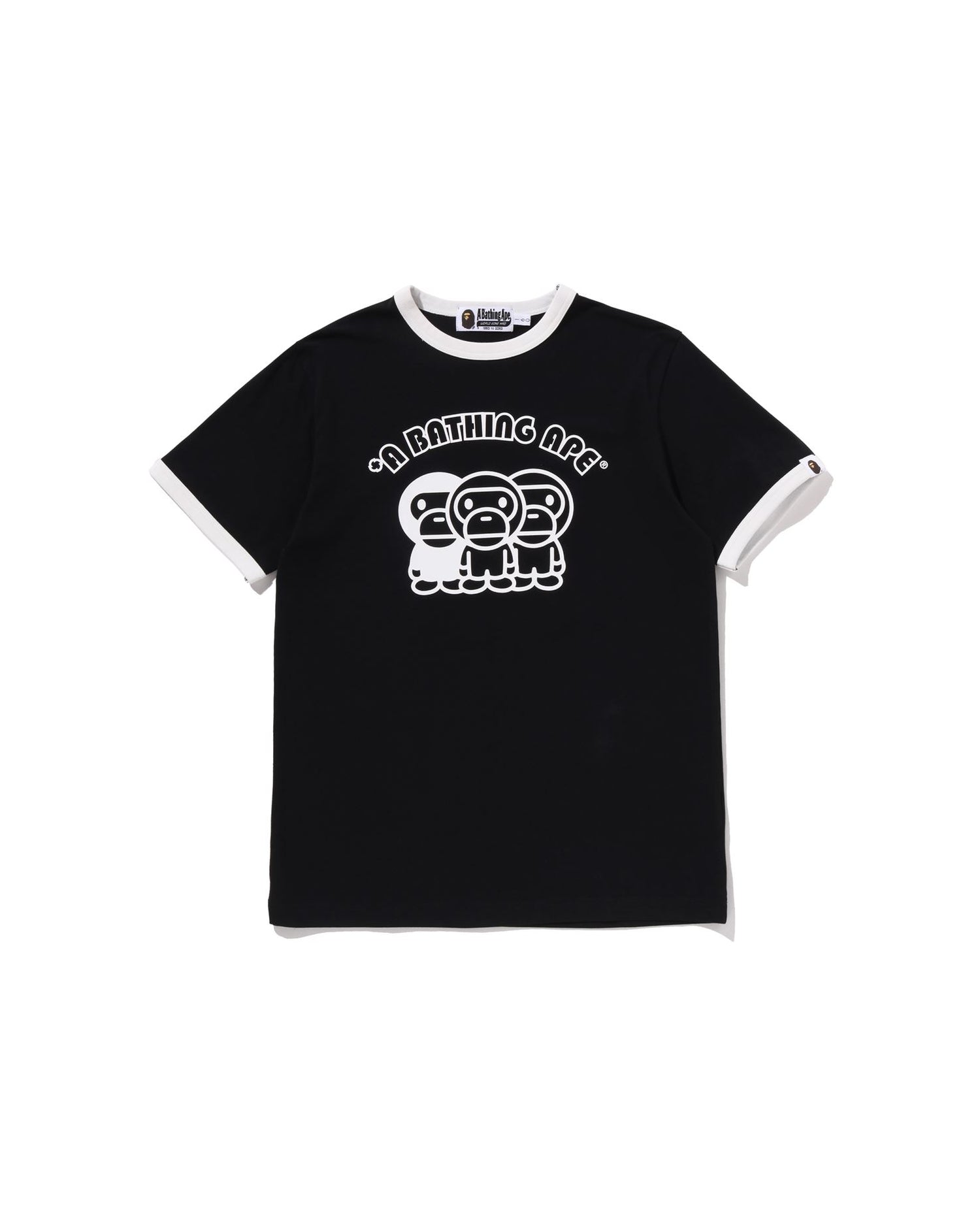 アベイシングエイプ　キッズTシャツ　ベビーマイロ A BATHING APE® Kids Baby Milo Trim Tee Jr | Bape official website
