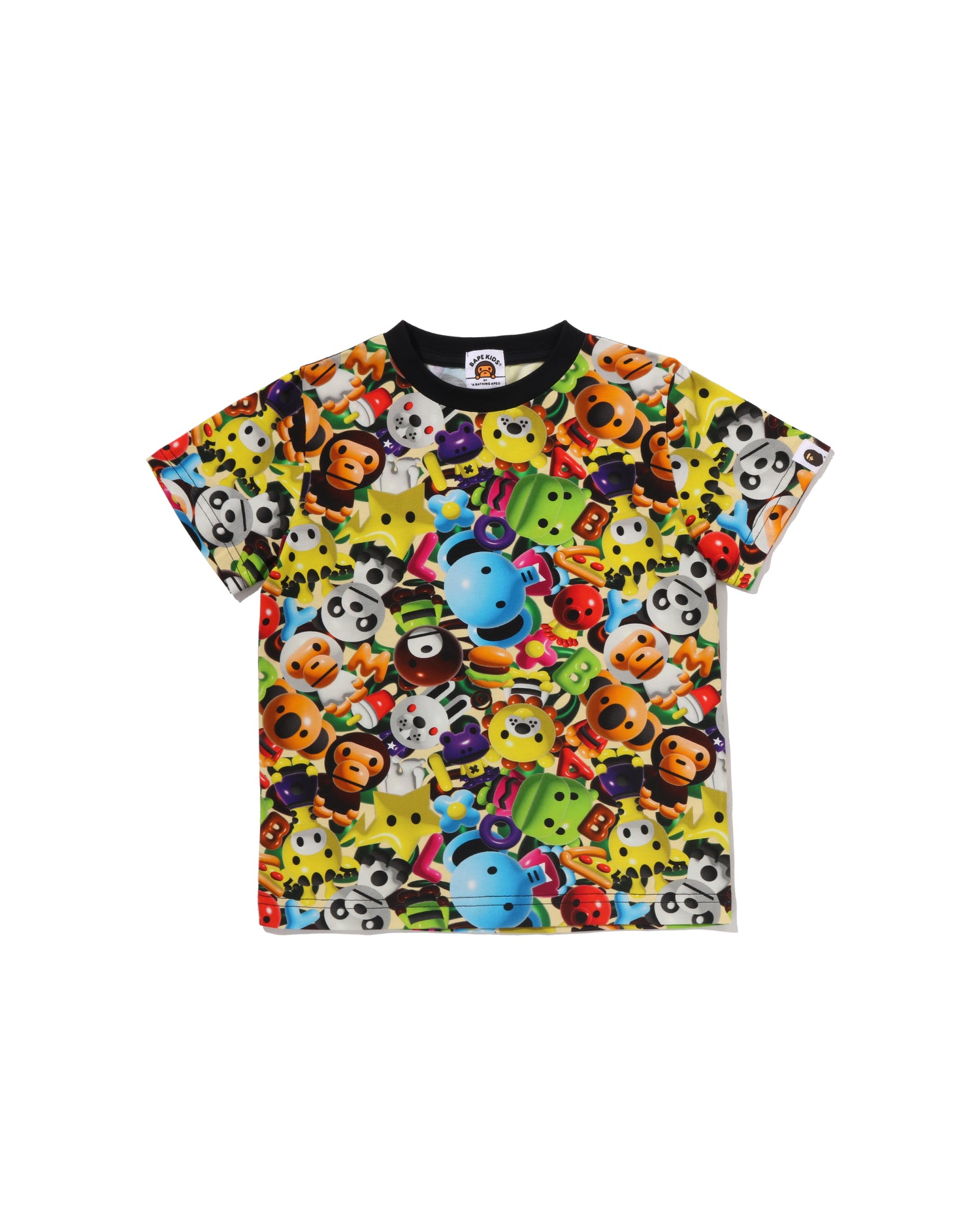 A BATHING APE® Kids 3D Milo All Friends Tee | Bape official