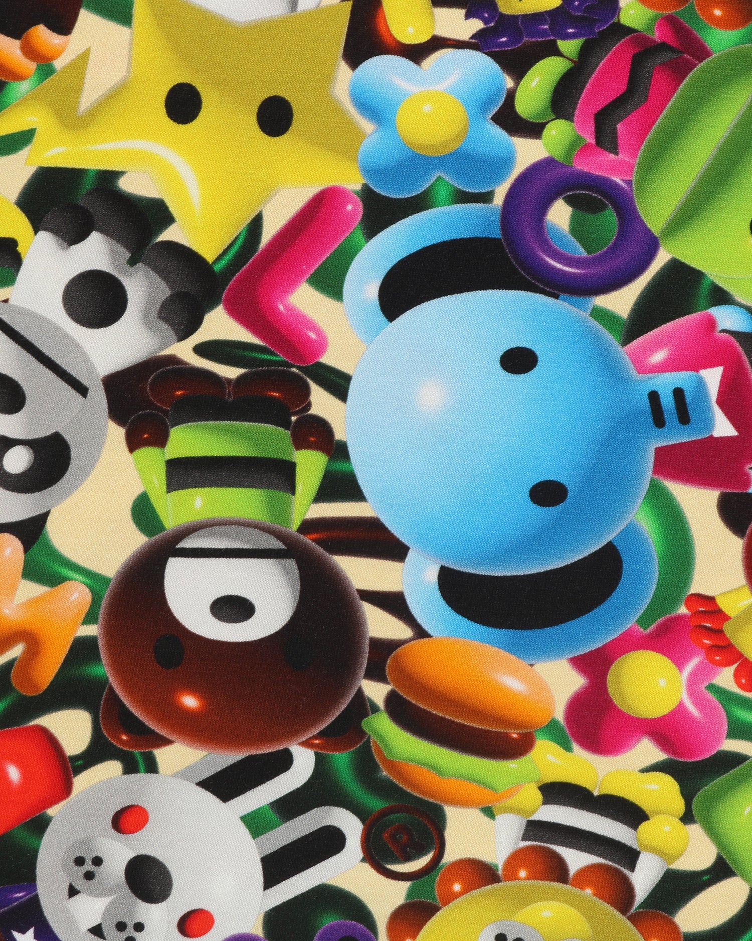A BATHING APE® Kids 3D Milo All Friends Tee | Bape official