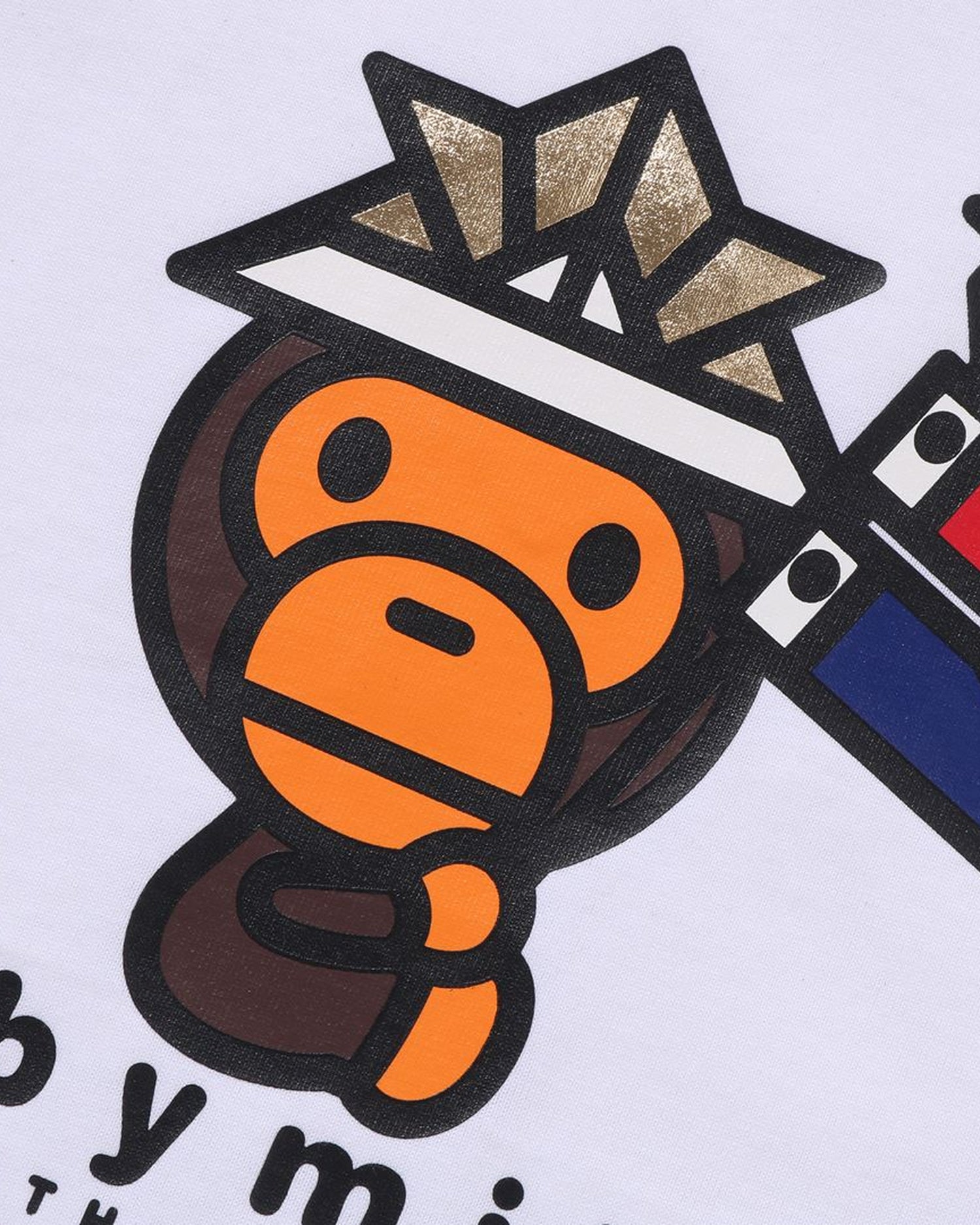 A BATHING APE® Kids Kabuto Baby Milo Friends Tee | Bape A BATHING APE® Kids Kabuto Baby Milo Friends Tee | Bape