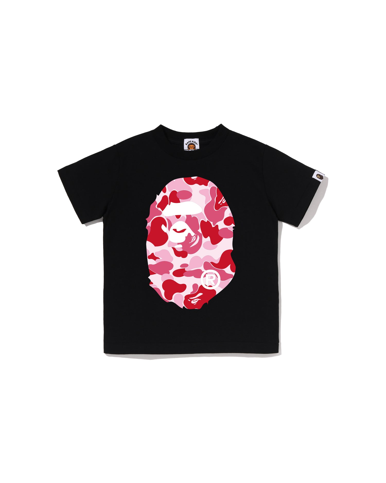 A BATHING APE® Kids ABC Camo Big Ape Head Tee | Bape official