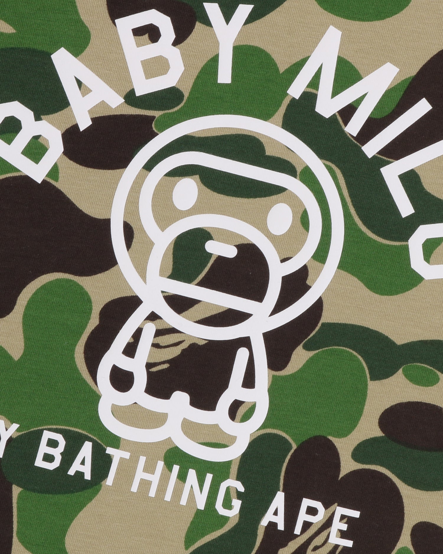 A BATHING APE® Kids ABC Camo Baby Milo College Tee | Bape official