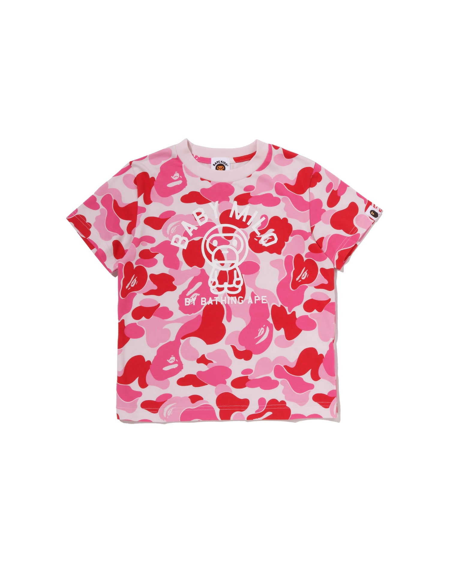 A BATHING APE® Kids ABC Camo Baby Milo College Tee | Bape official