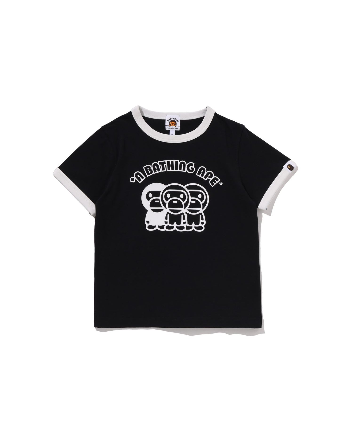 bapekids 80.90サイズ A BATHING APE® Kids Baby Milo Trim Tee | Bape official website