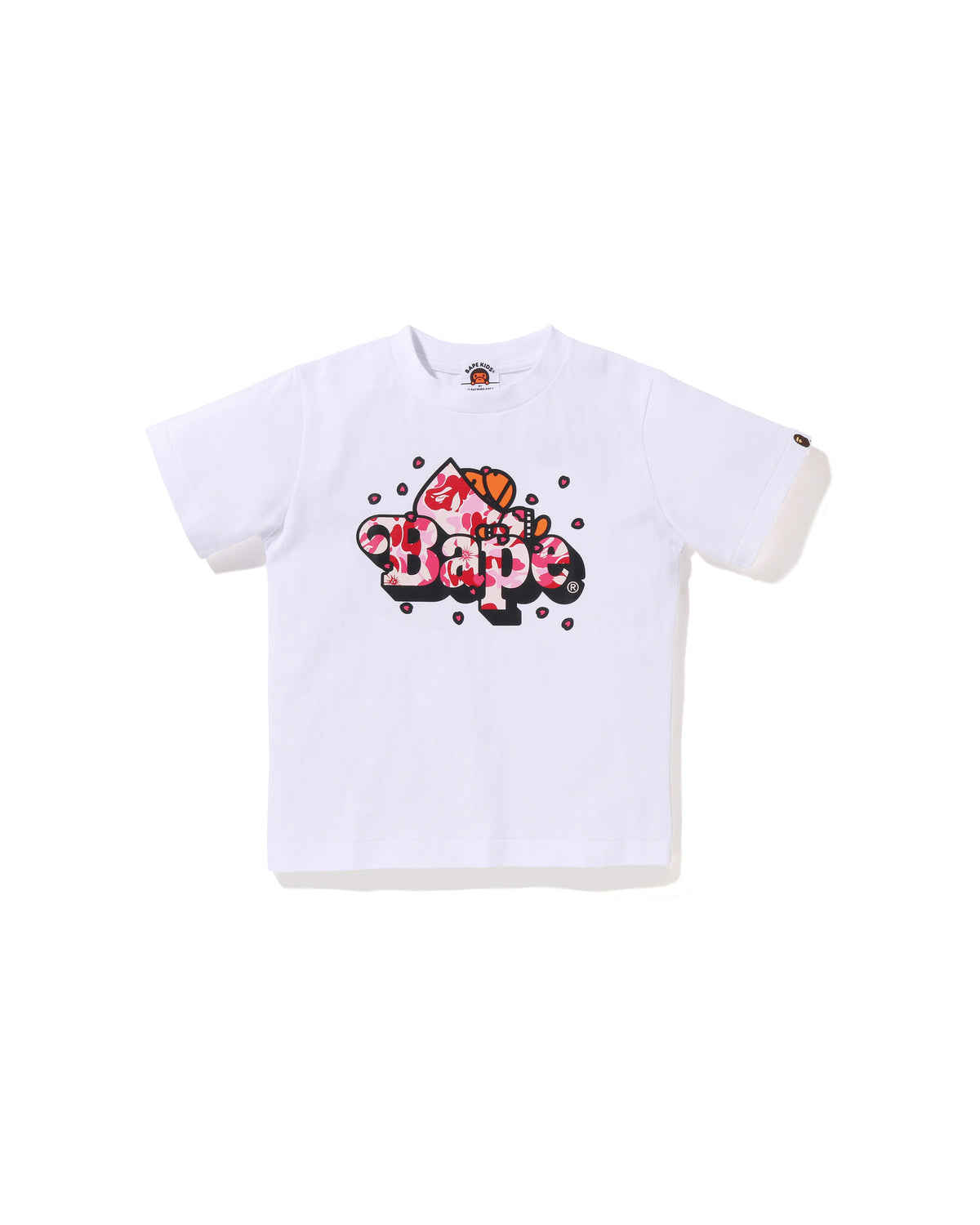 Abc Sakura A BATHING APE® Kids Abc Sakura Camo Milo on BAPE Tee | Bape official ...
