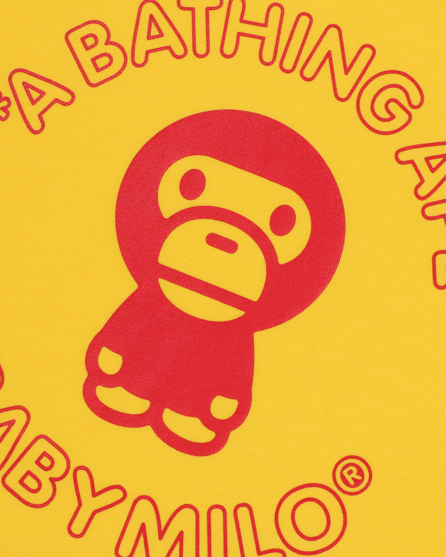 マイロくん A BATHING APE® Kids Baby Milo Trim Tee | Bape official website