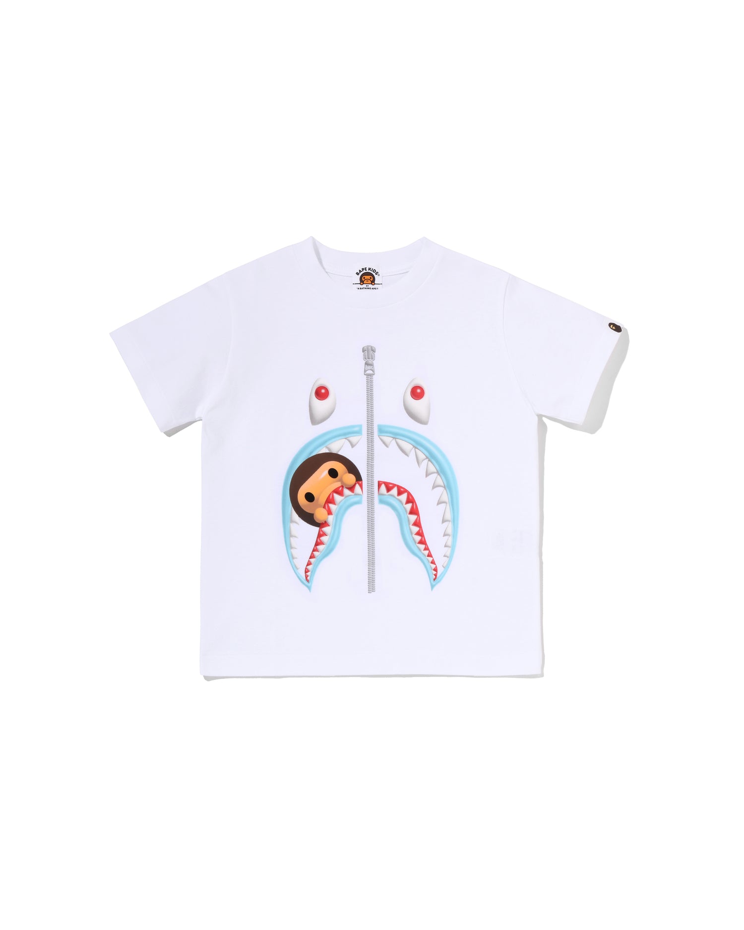 A BATHING APE® Kids 3d Milo Shark Tee | Bape official website
