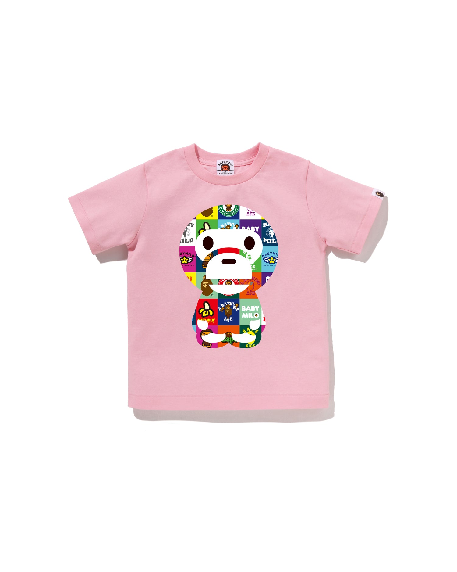 A BATHING APE® Kids Baby Milo Patchwork Big Baby Milo Tee | Bape