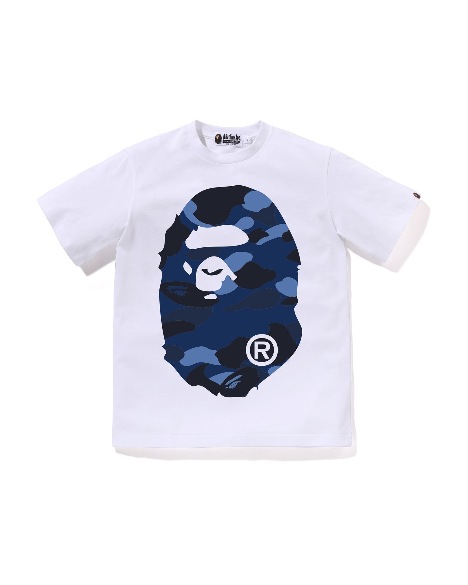 ape チビt A BATHING APE® Kids Color Camo Big Ape Head Tee Jr | Bape official
