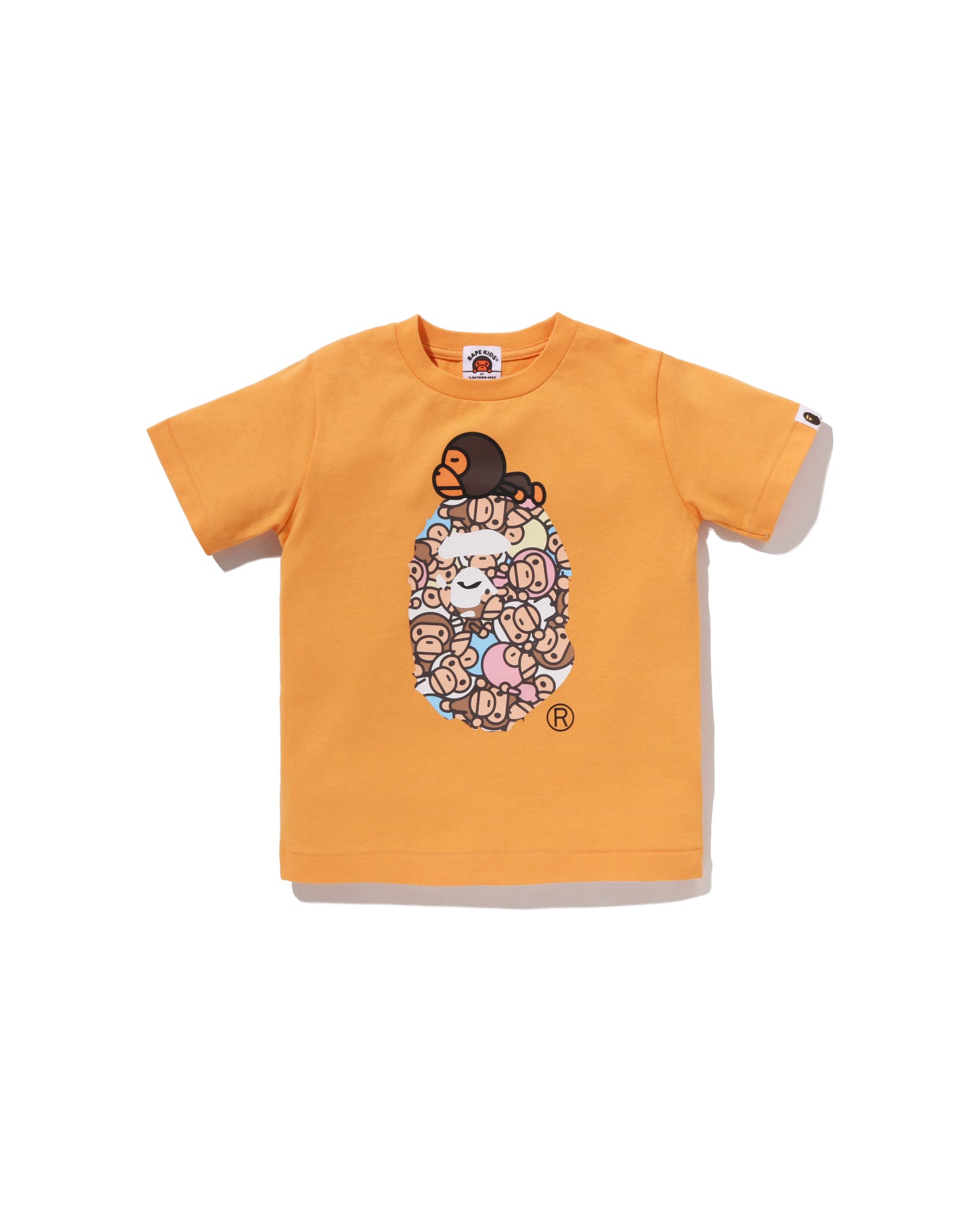 A BATHING APE® Kids All Baby Milo Multi Milo On Big Ape Tee | Bape