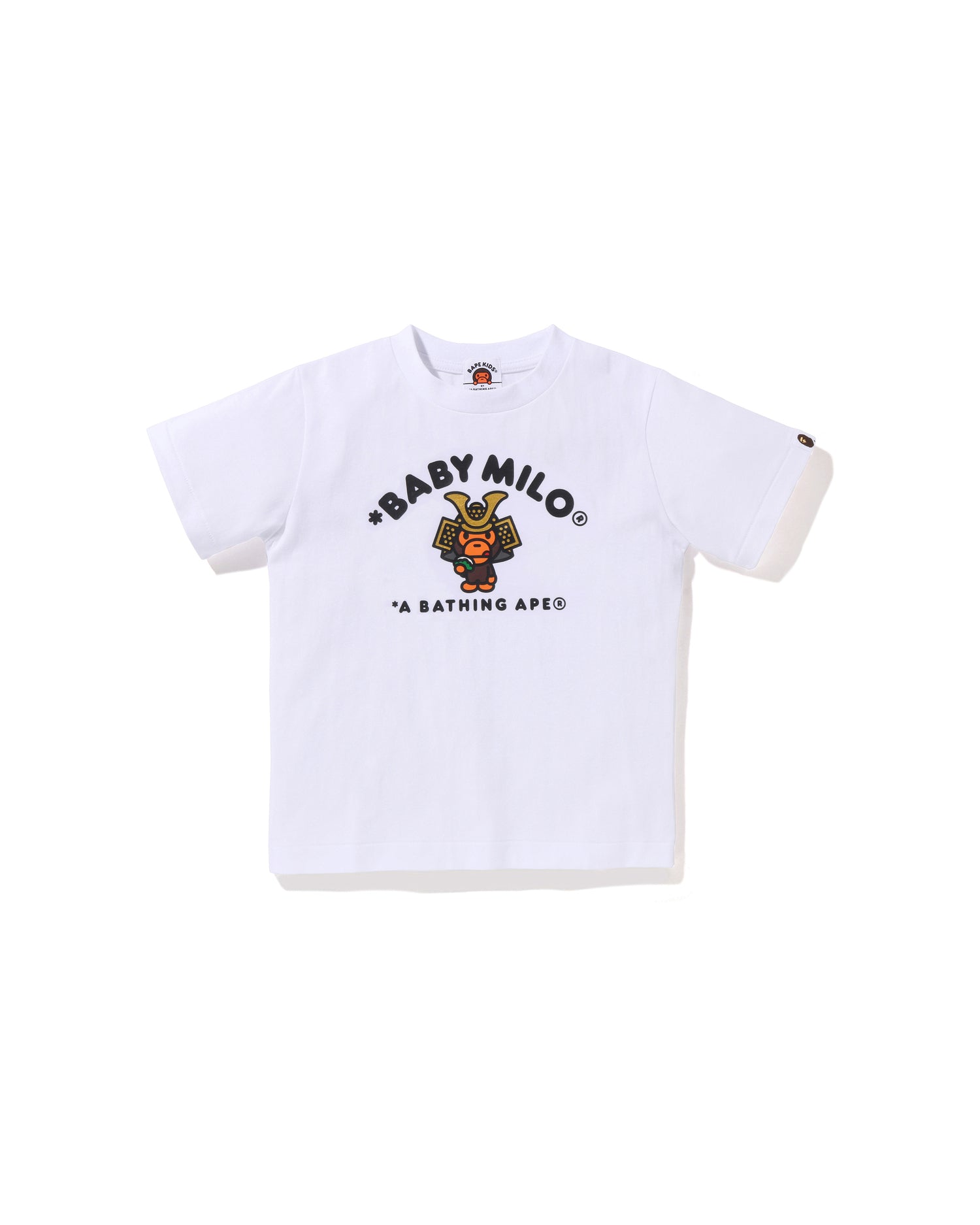 A BATHING APE® Kids Kabuto Baby Milo College Tee | Bape official