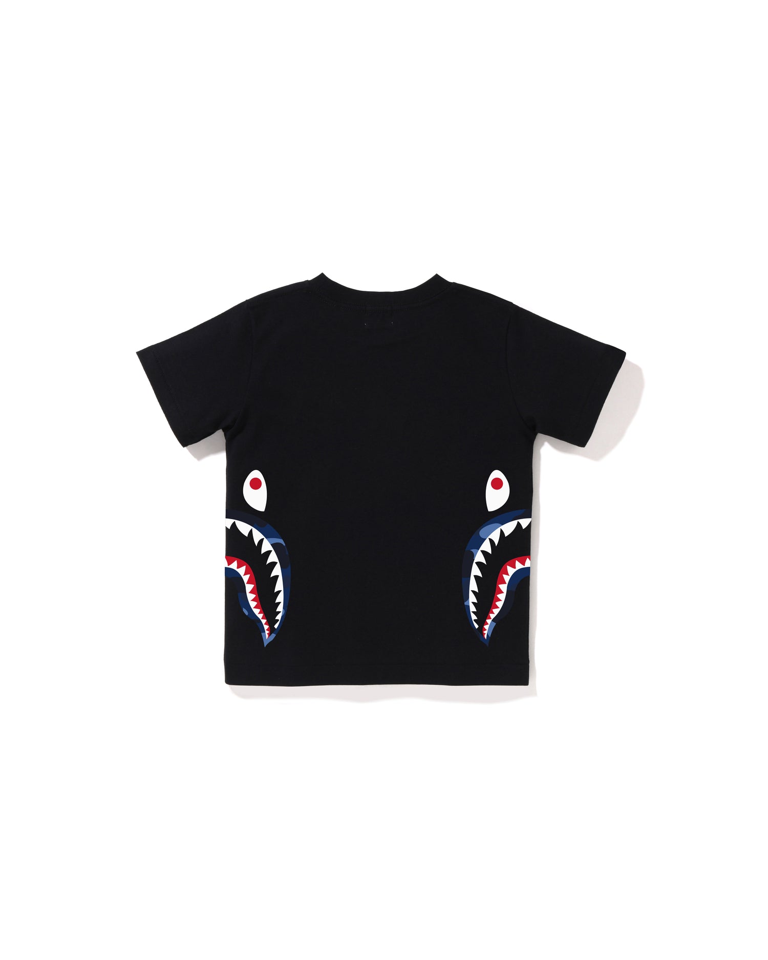 A BATHING APE® Kids Color Camo Side Shark Tee | Bape official