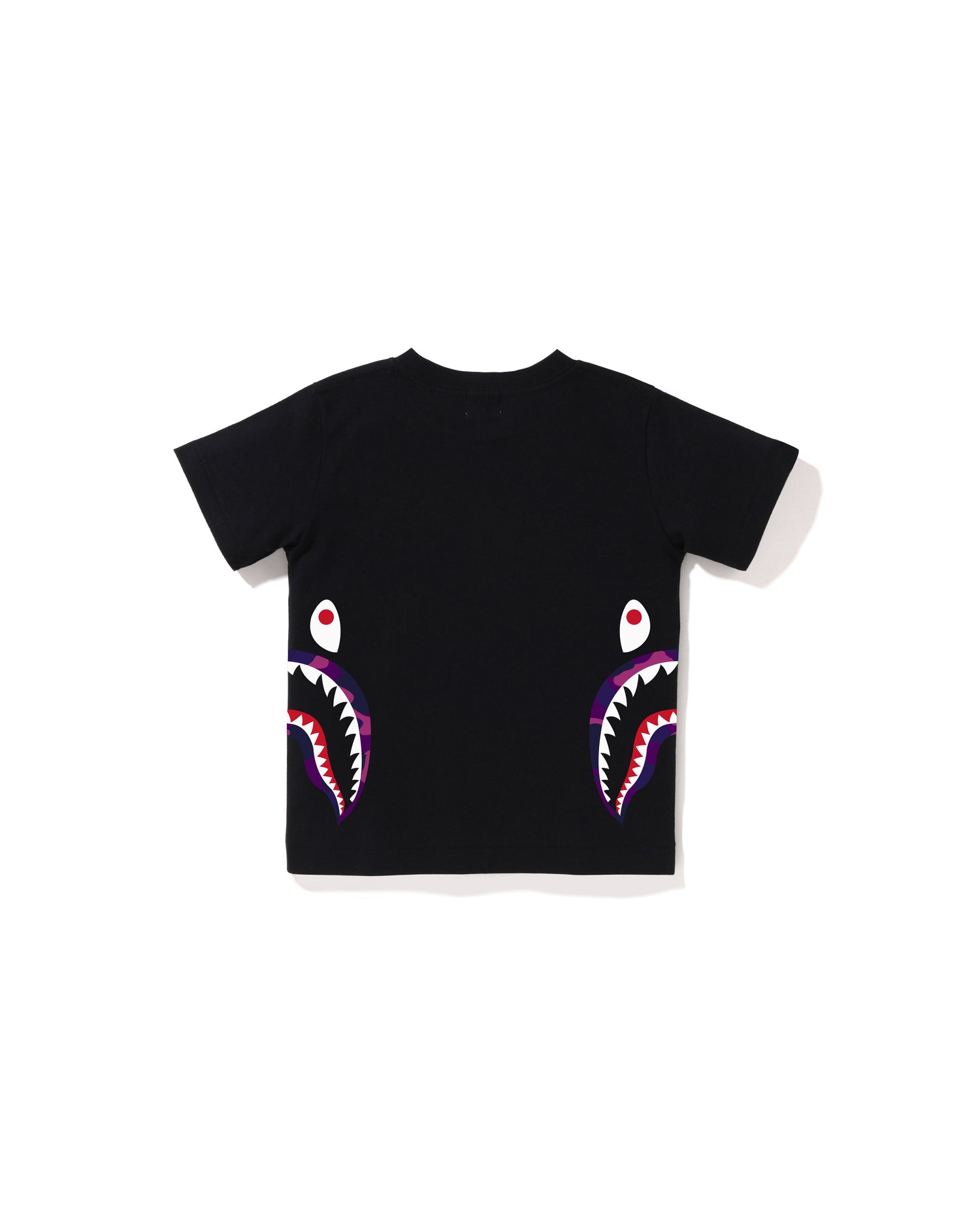 A BATHING APE® Kids Color Camo Side Shark Tee | Bape official