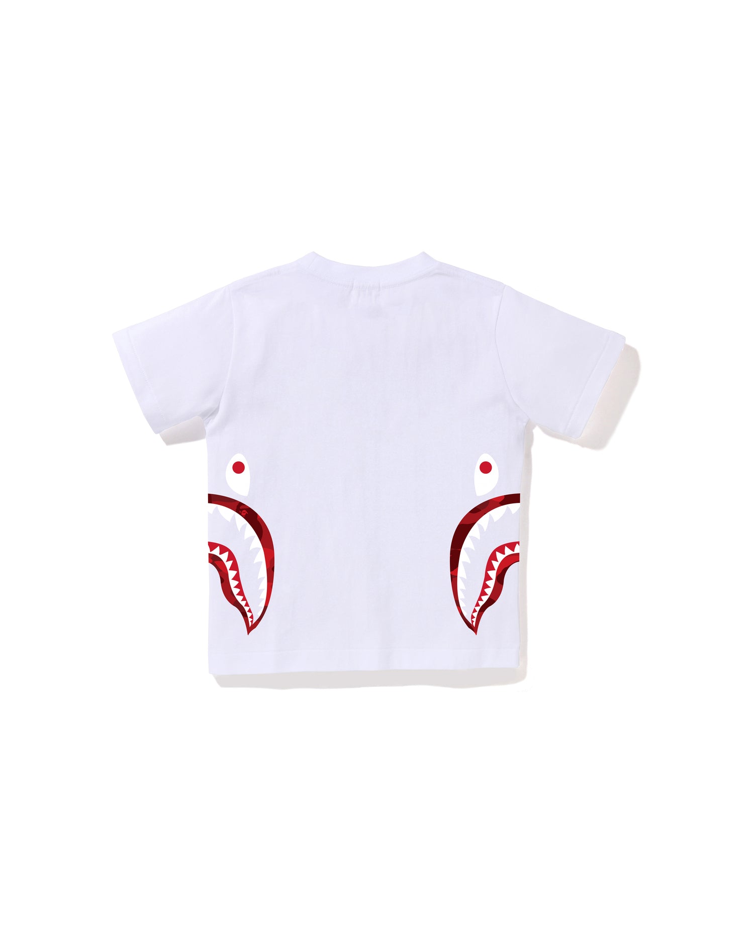 A BATHING APE® Kids Color Camo Side Shark Tee | Bape official