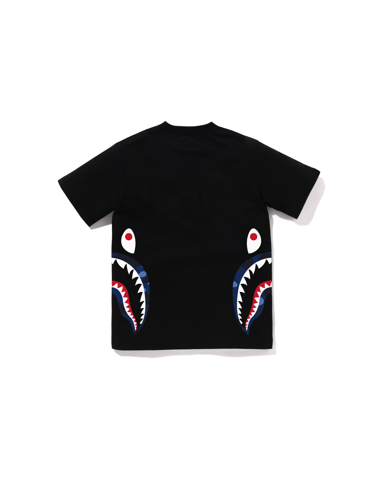A BATHING APE® Kids Color Camo Side Shark Tee Jr | Bape official