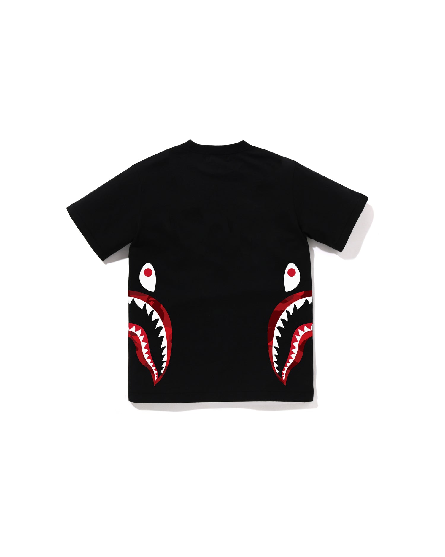 A BATHING APE® Kids Color Camo Side Shark Tee Jr | Bape official