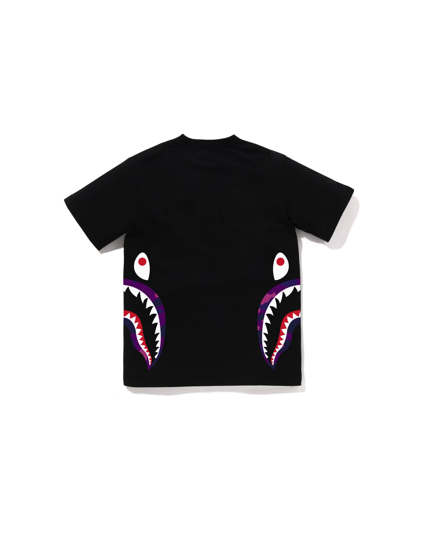 A BATHING APE® Kids Color Camo Side Shark Tee Jr | Bape official