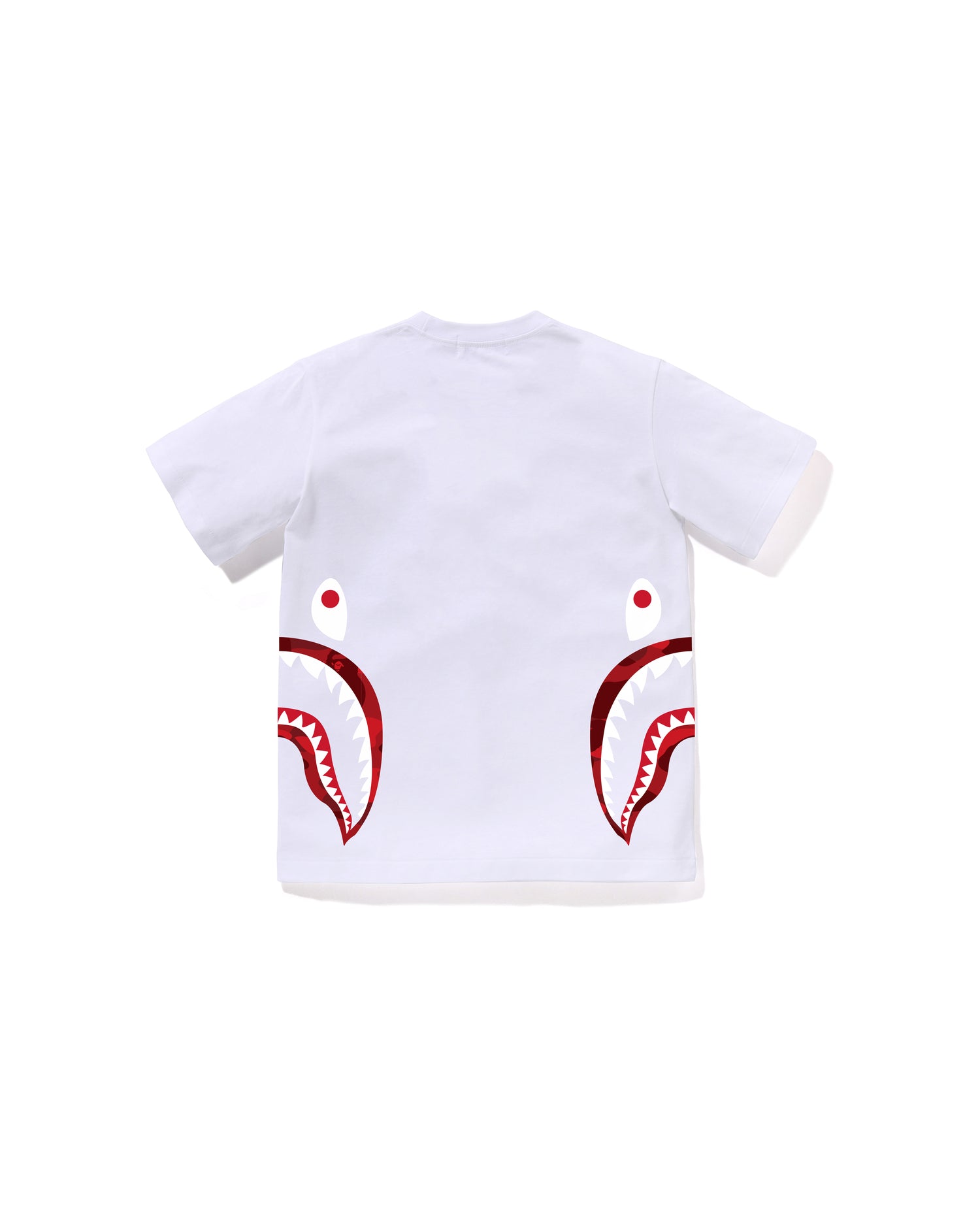 A BATHING APE® Kids Color Camo Side Shark Tee Jr | Bape official