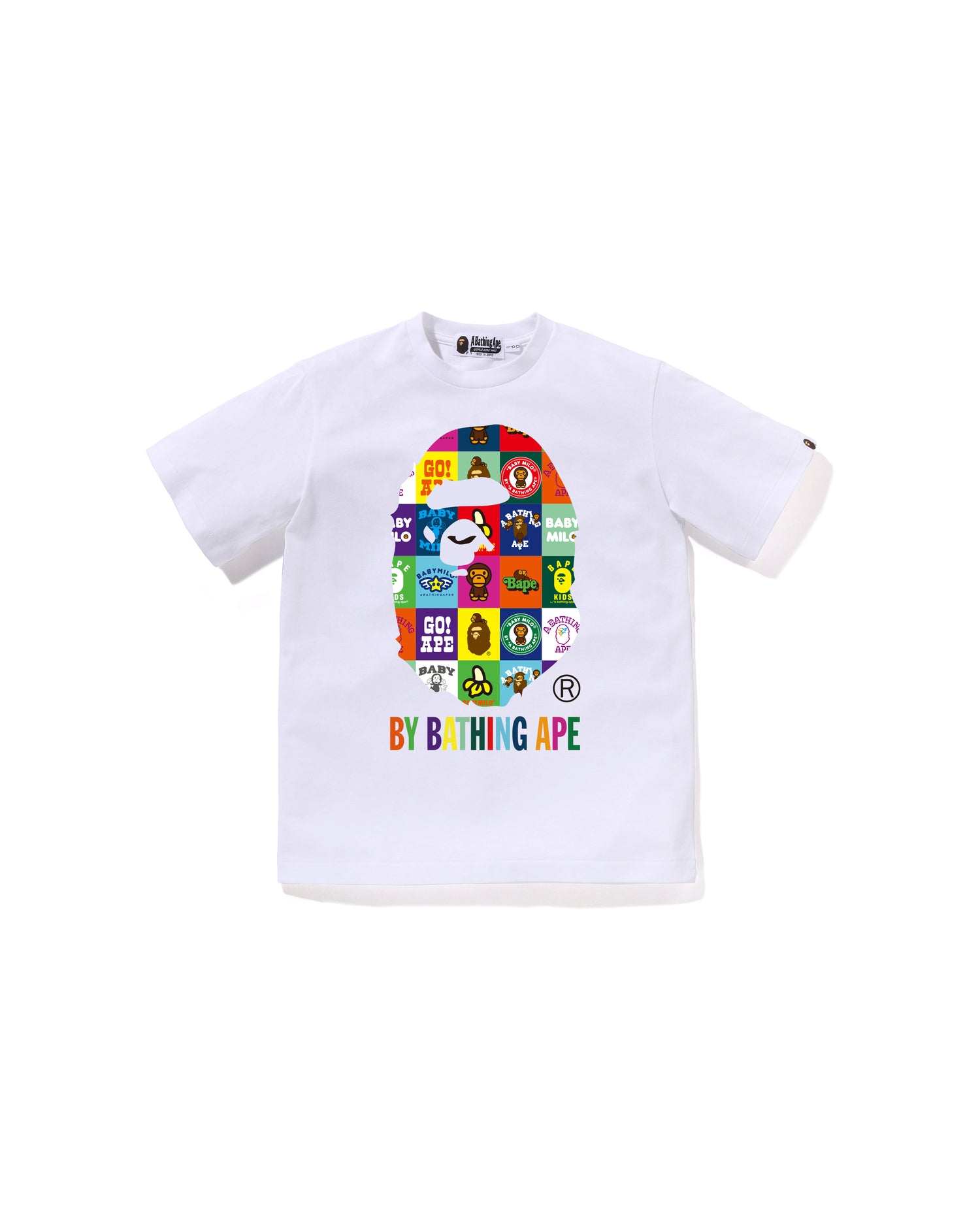 A BATHING APE® Kids Baby Milo Patchwork By Bathing Ape Tee Jr