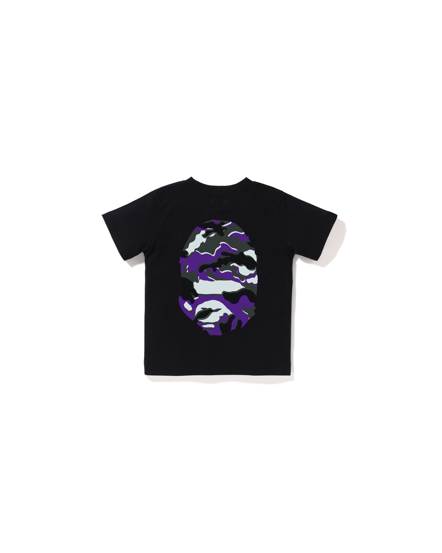 A BATHING APE® Kids Glitch Woodland Camo Big Ape Head Tee | Bape