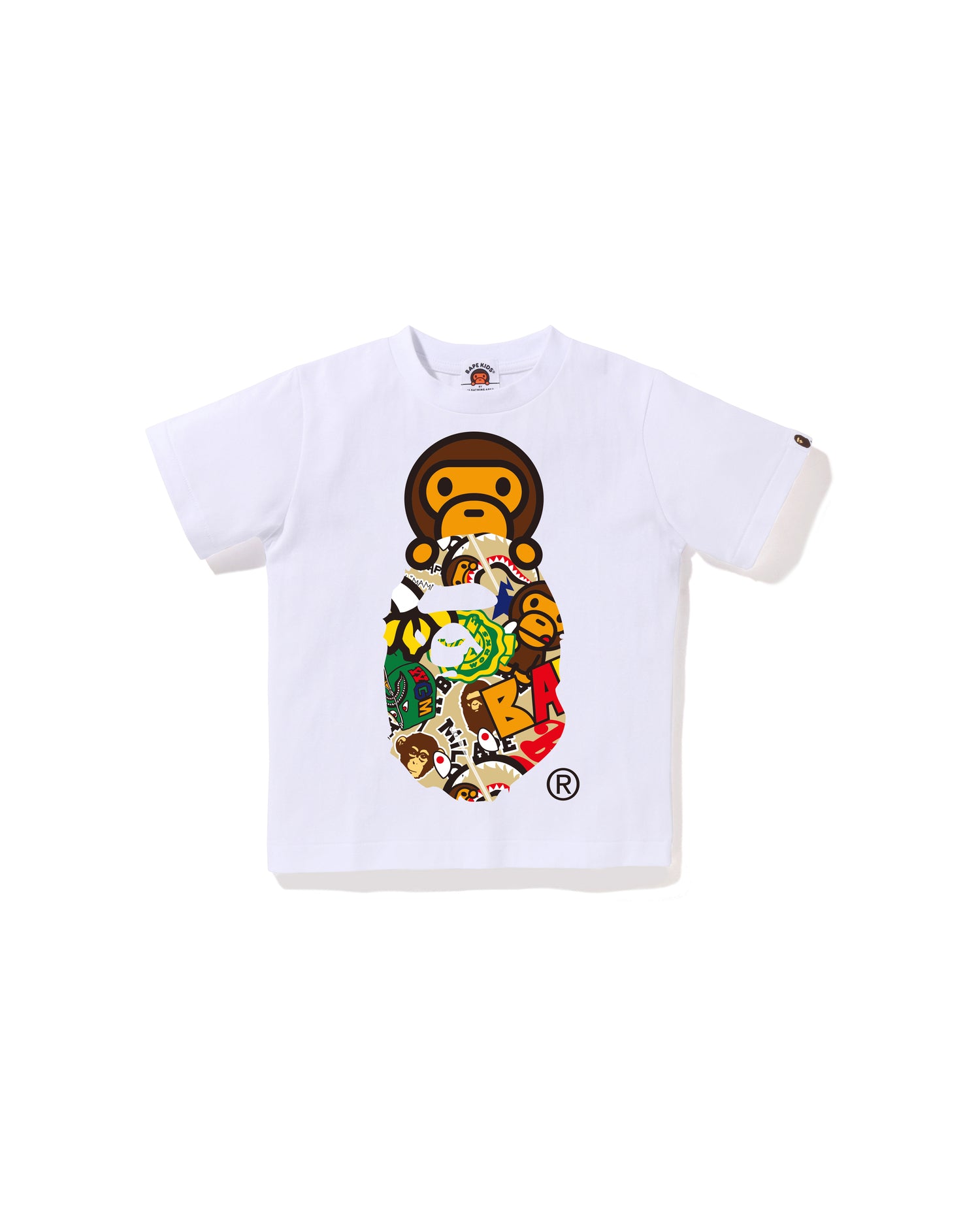 トップス BAPE MILO ASSORTED MILO ON APE HEAD TEE A BATHING APE® Kids BAPE Milo Assorted Milo on Ape Head Tee