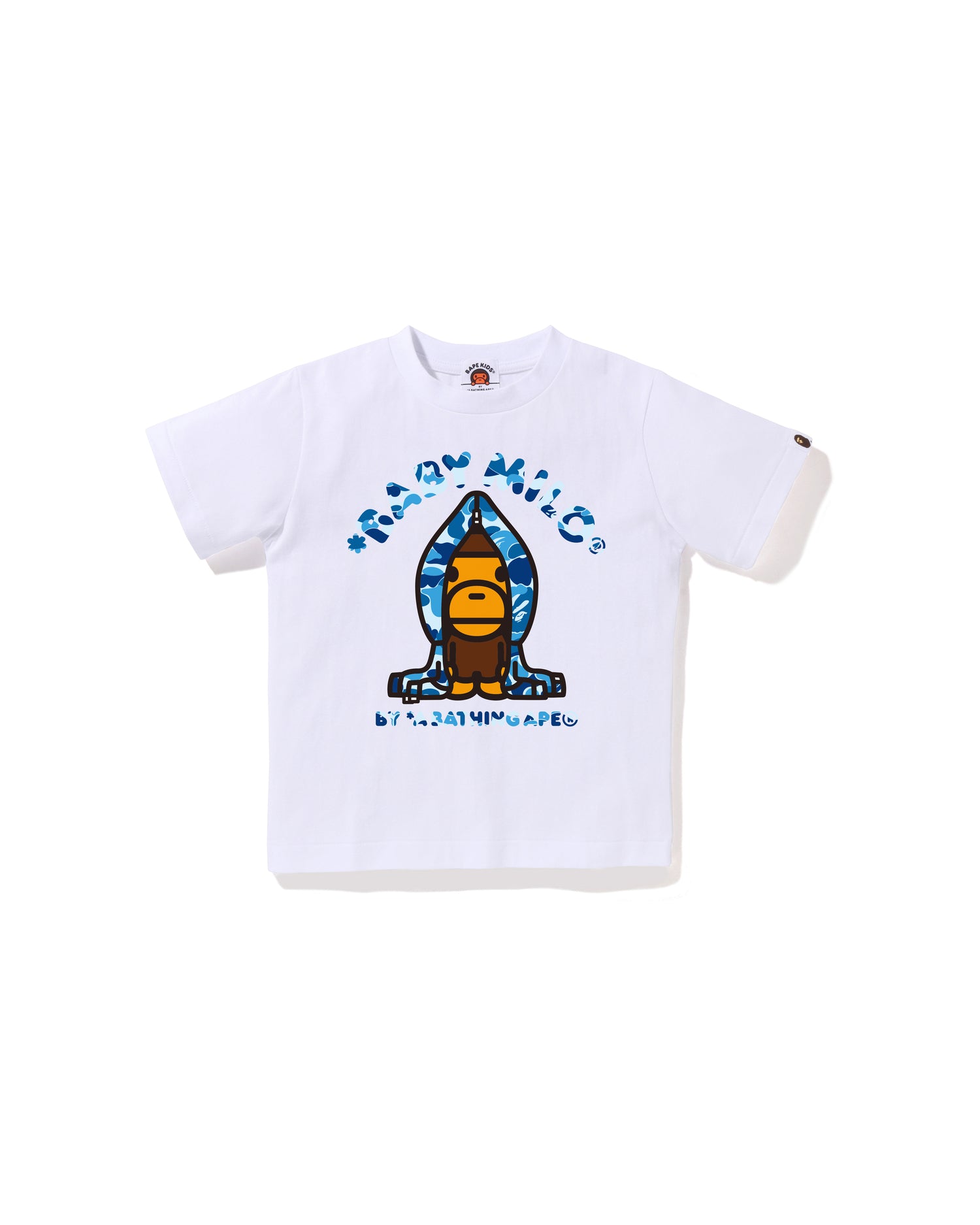 完売　ABC CAMO MILO HOODIE TEE 120 ブラック A BATHNIG APE BAPE KIDS ABC CAMO MILO HOODIE TEE 2L30310206