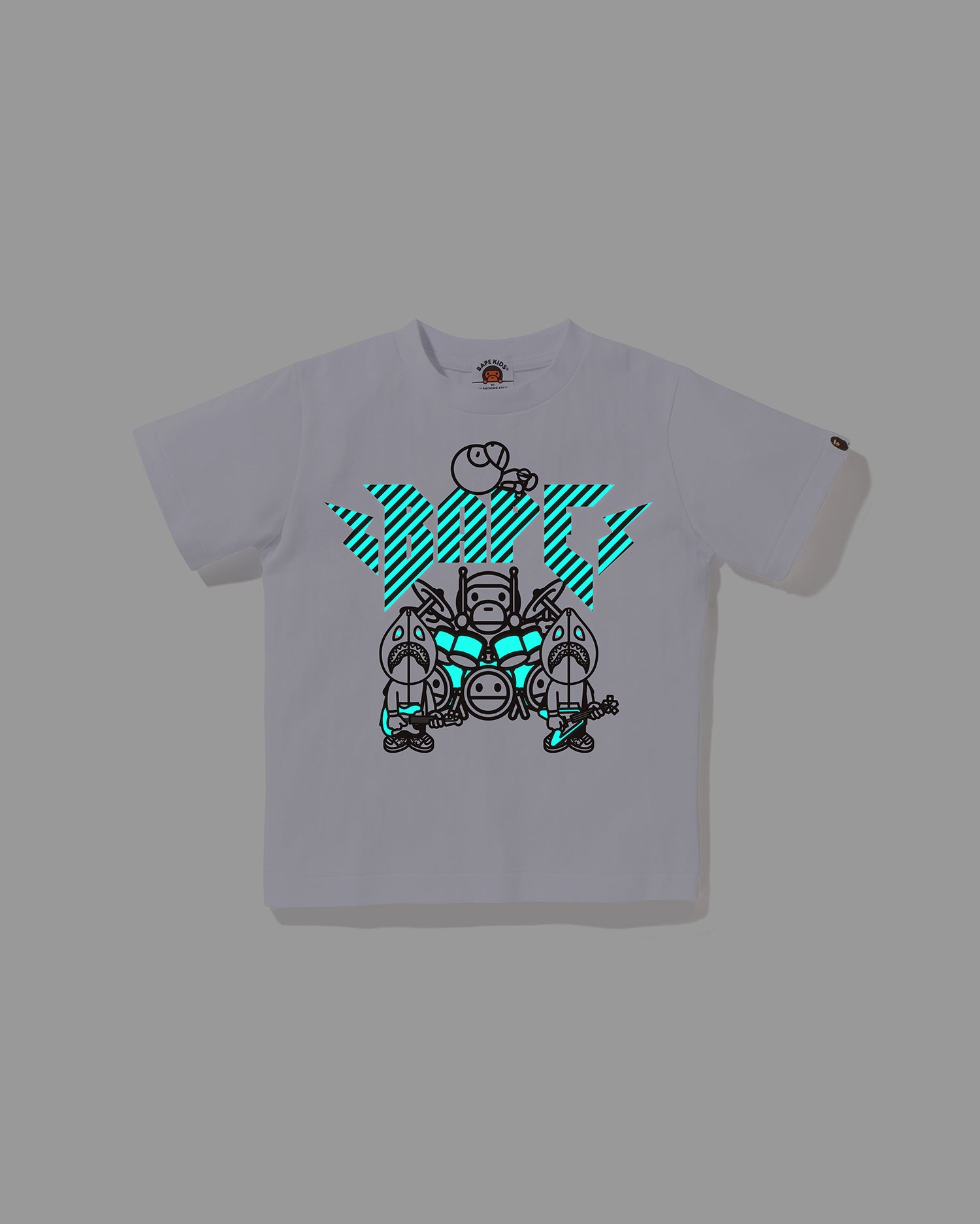 A BATHING APE® Kids Milo Rock Tee | Bape official website
