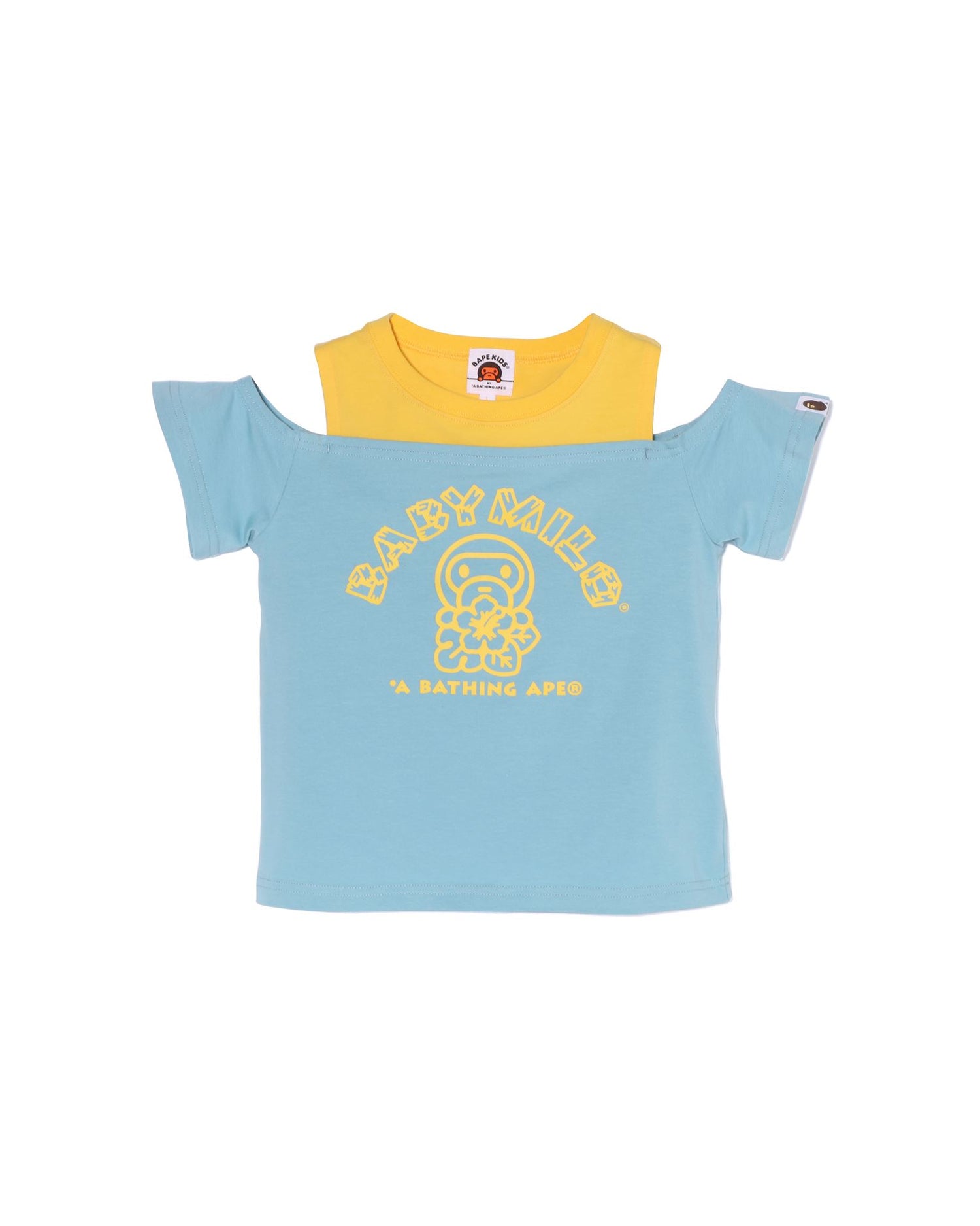 A BATHING APE® Kids Baby Milo Tropical Layered Tee | Bape official