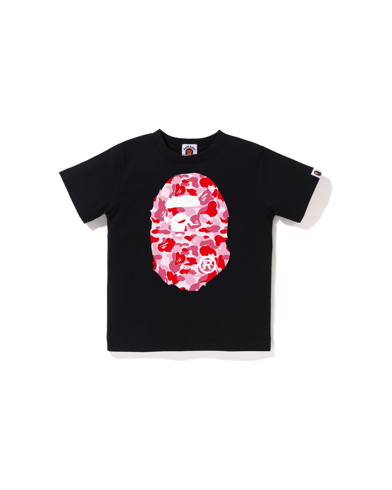 A BATHING APE® Kids Abc Camo Big Ape Head Tee | Bape