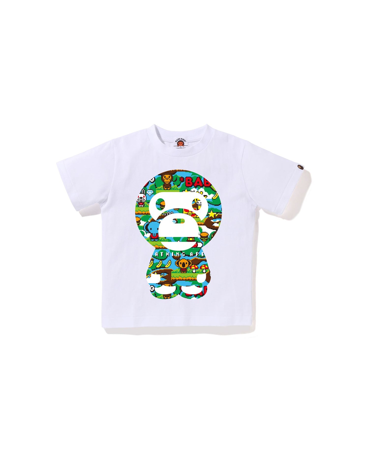 A BATHING APE® Kids Baby Milo Game Big Baby Milo Tee | Bape