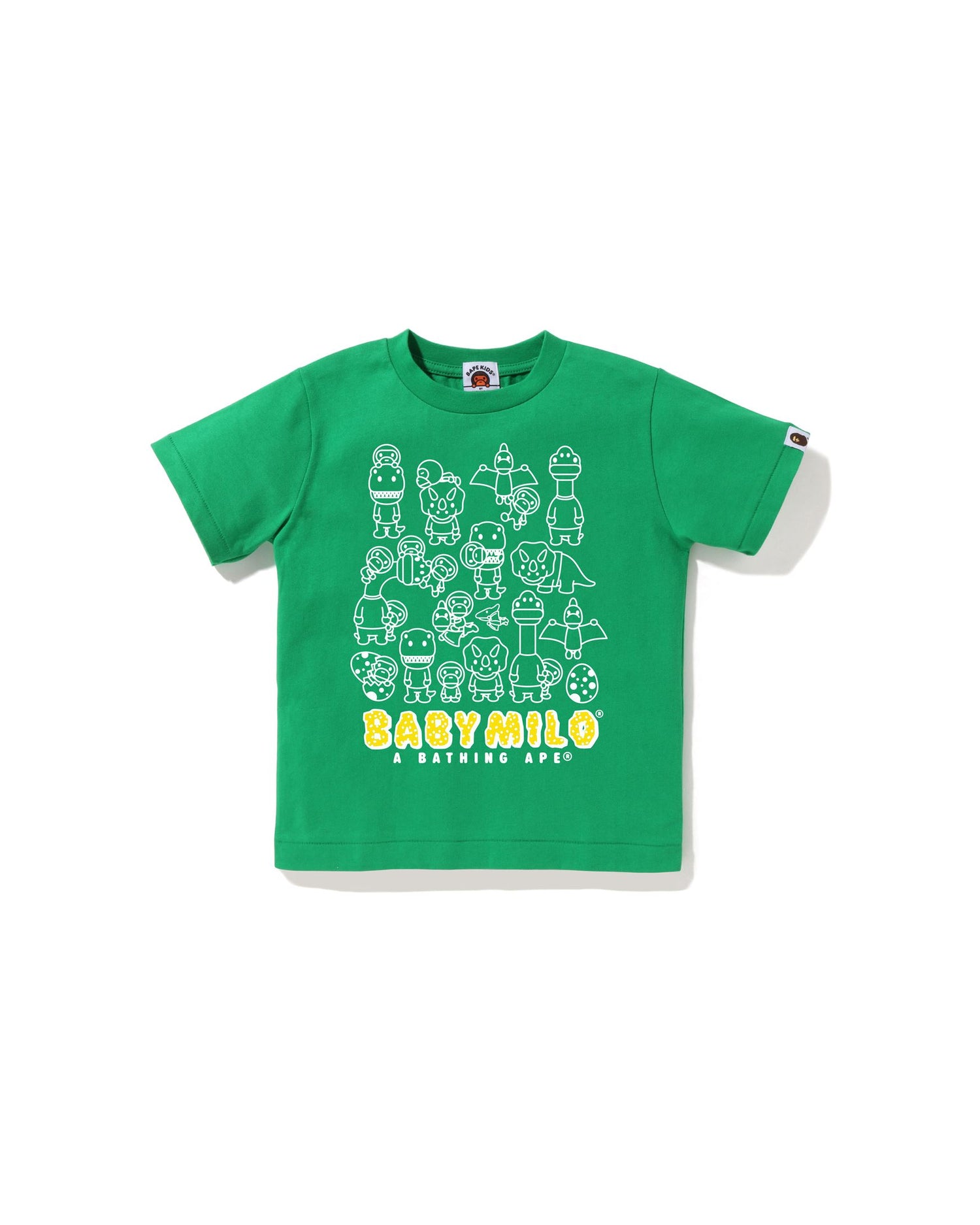 A BATHING APE® Kids Baby Milo Dinosaurs Tee | Bape official