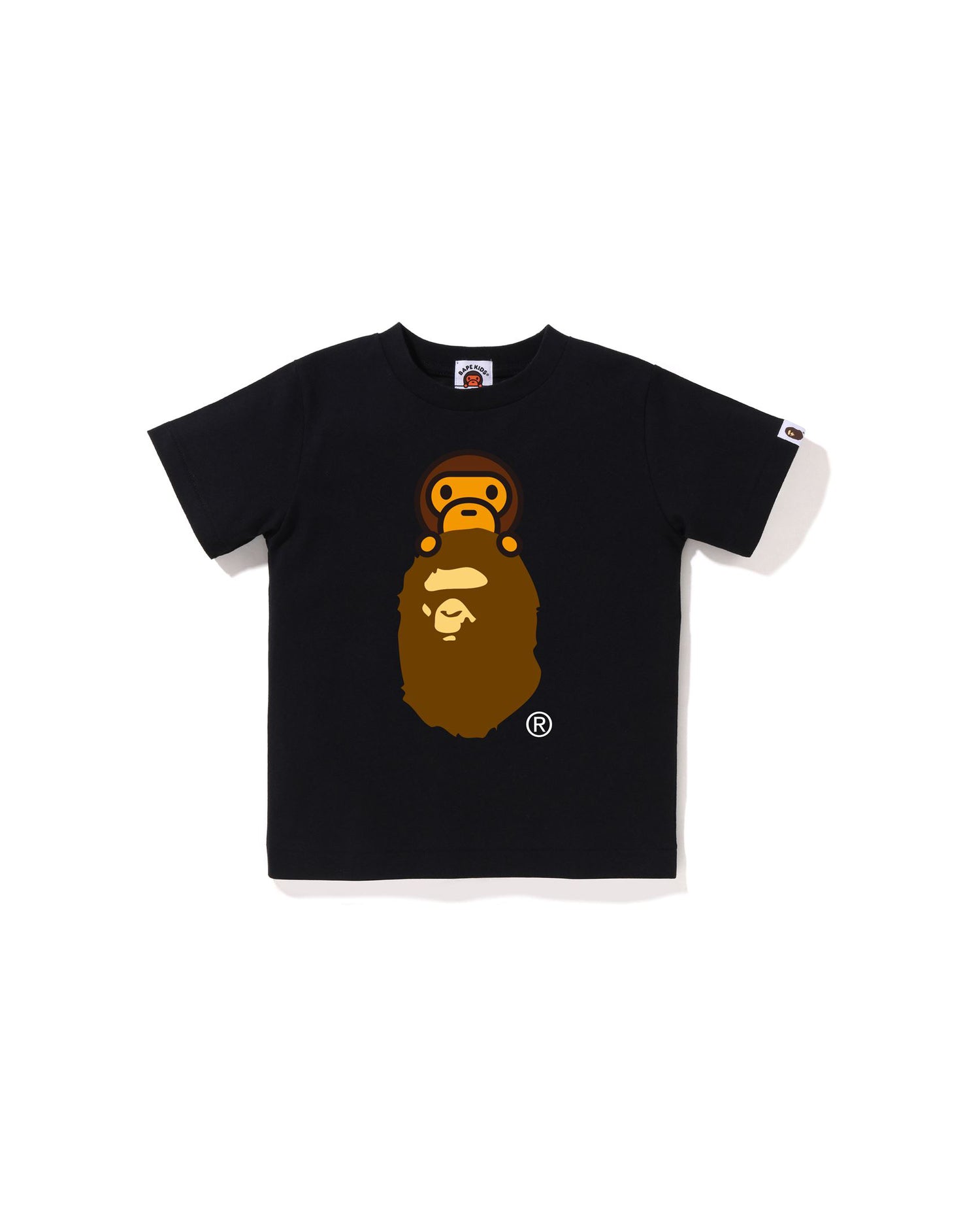 A BATHING APE ロゴ Tシャツ 130cm 値下げ即売り可能 A BATHING APE® ロゴ Tシャツ | ブラック | FARFETCH JP