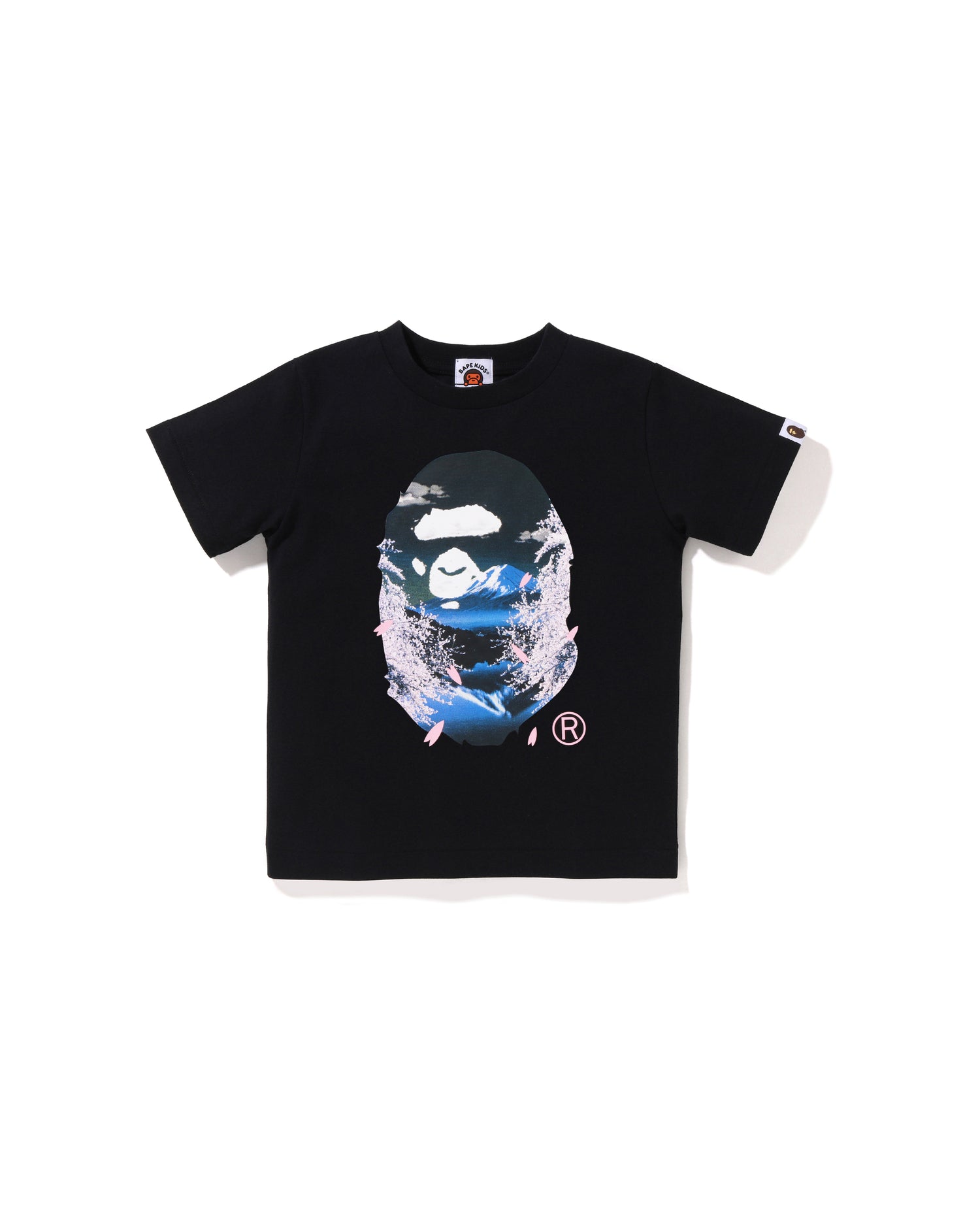 A BATHING APE® Kids Sakura Photo Ape Head Tee | Bape