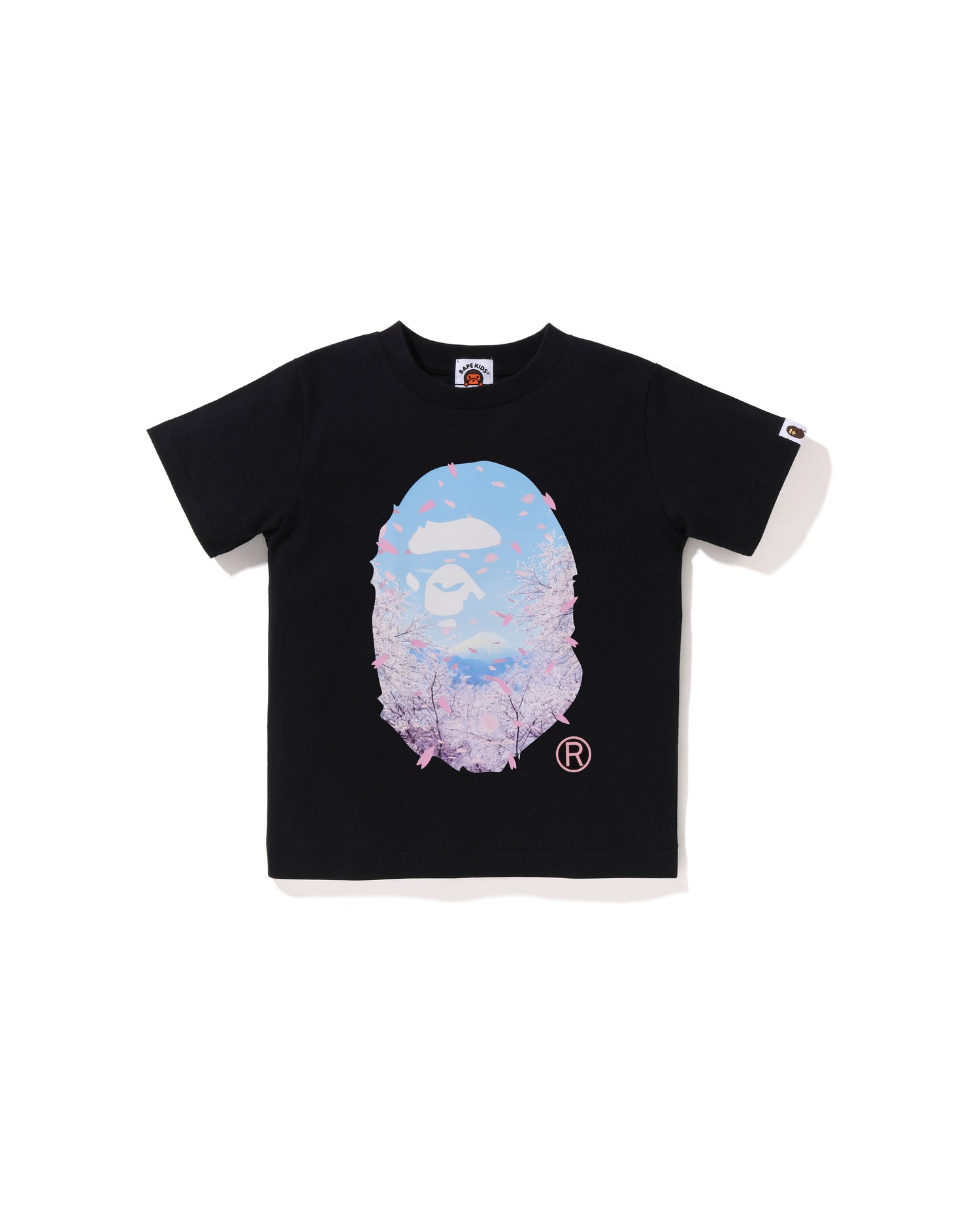 A BATHING APE® Kids Sakura Photo Ape Head Tee | Bape official
