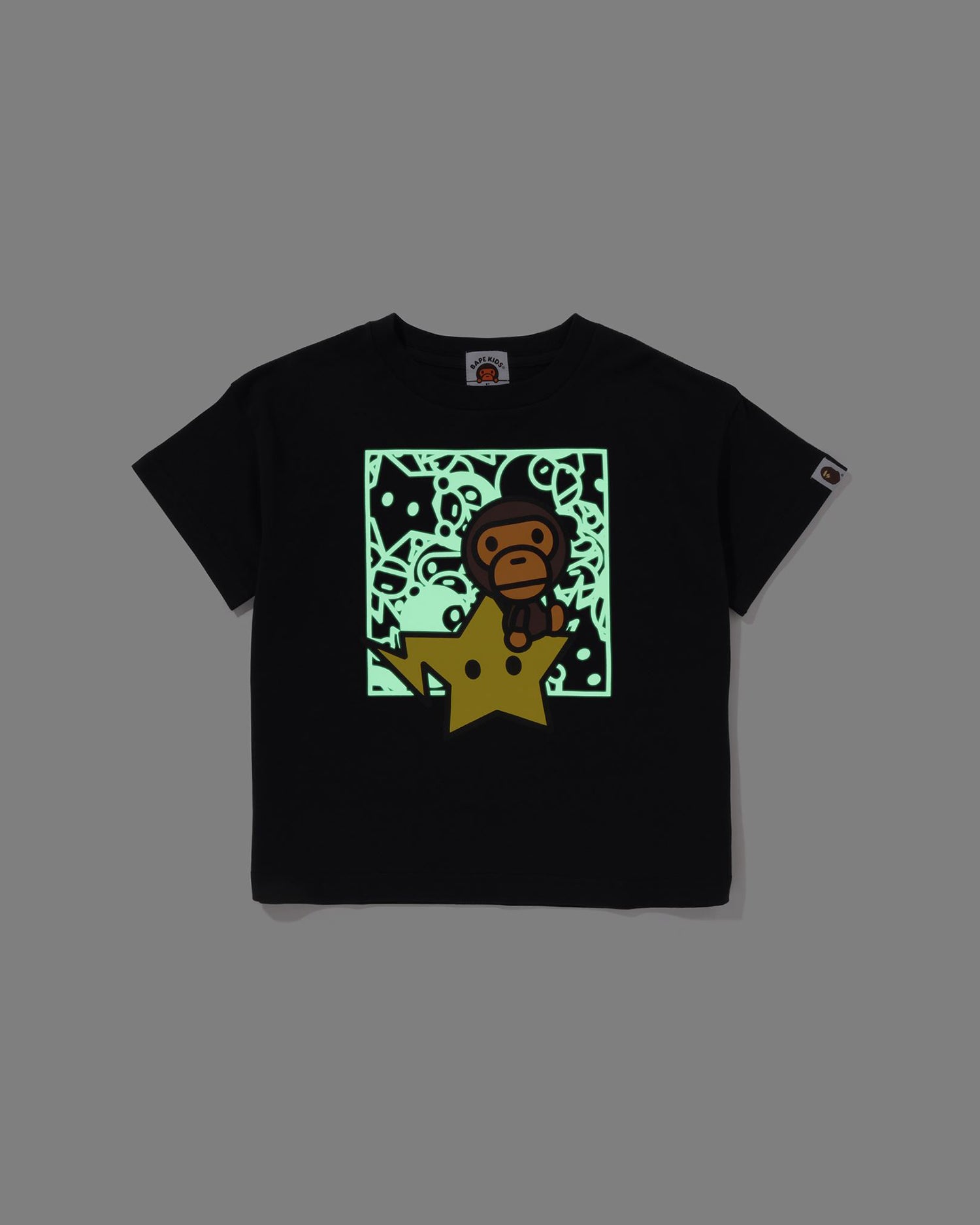 A BATHING APE® Kids Baby Milo STA Glow In The Dark Relaxed