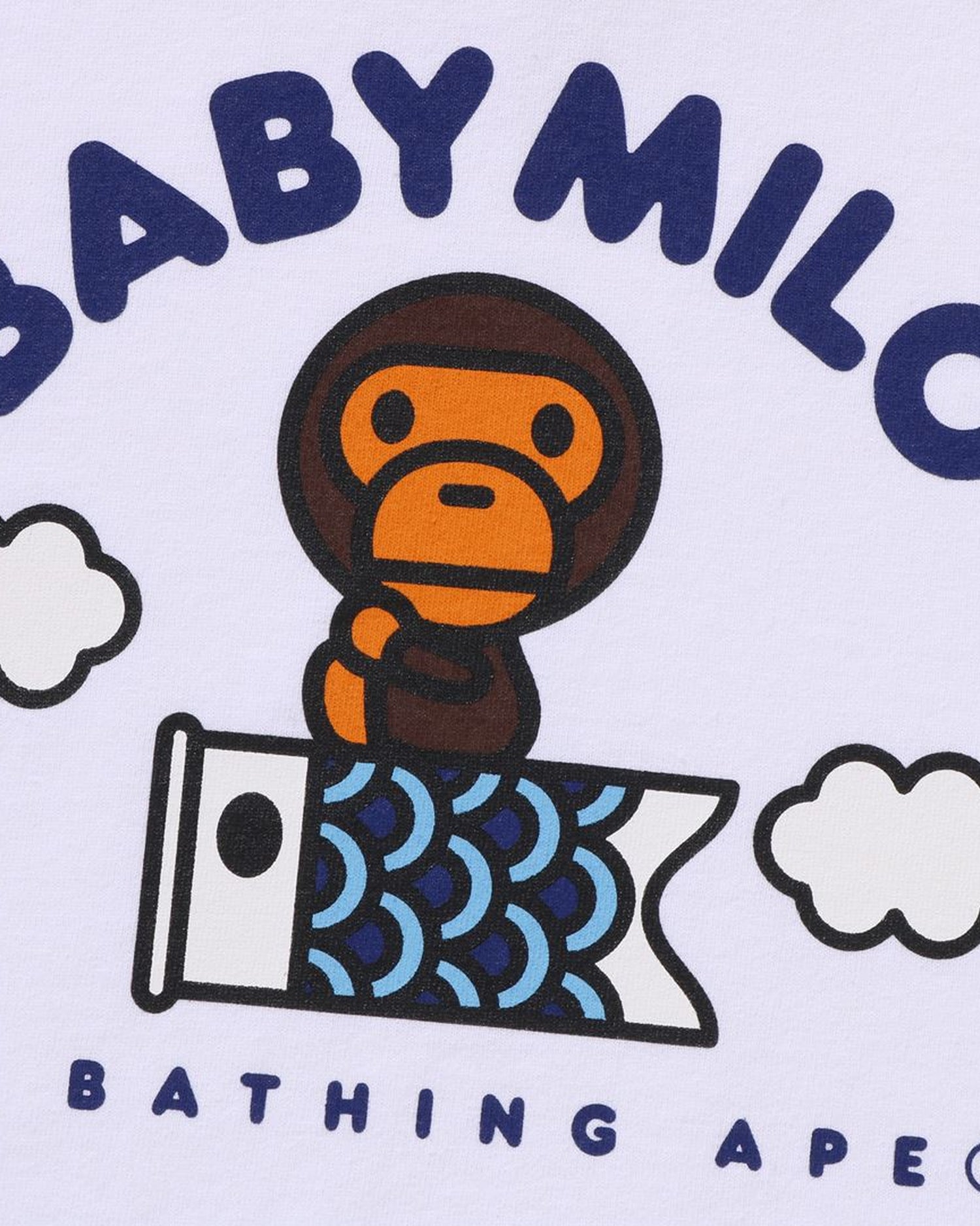 A BATHING APE® Kids Carp Streamer Baby Milo Tee | Bape