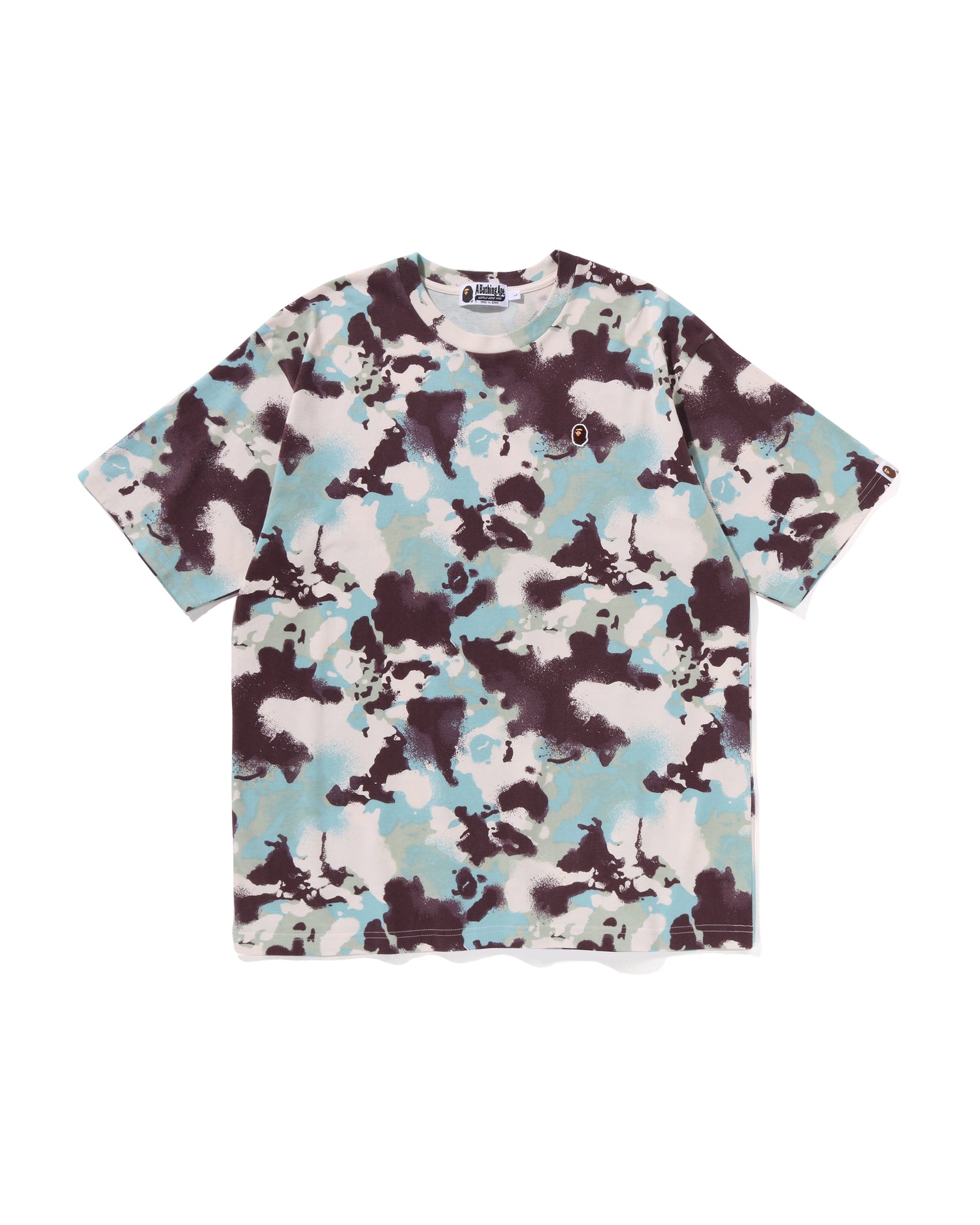 A BATHING APE® Map Camo Ape Head One Point Tee | Bape official