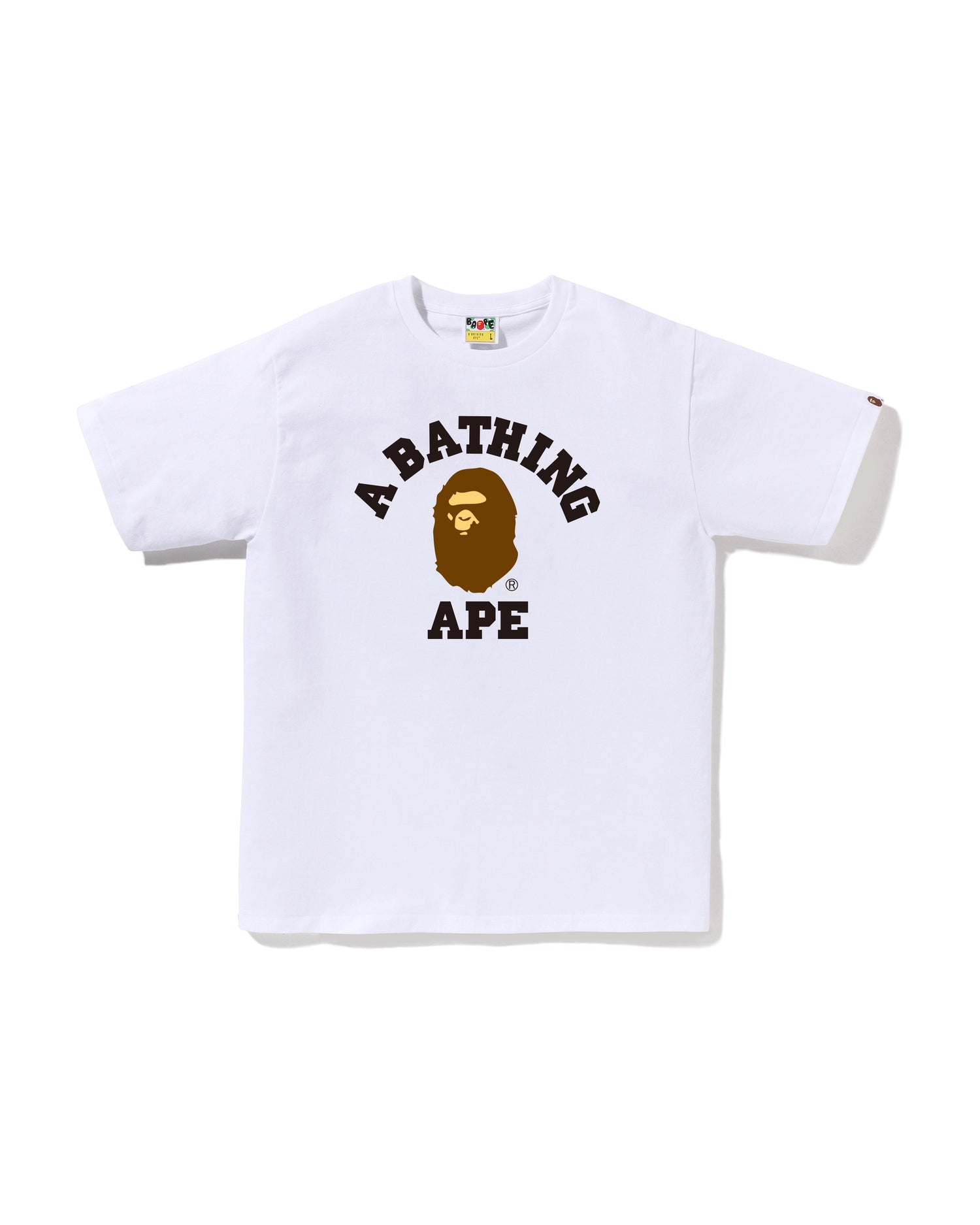 トップス BLACK EYE PATCH BAPE COLLEGE MINI TEE BAPE X BLACK EYE PATCH 】COLLEGE MINI TEE | bape.com
