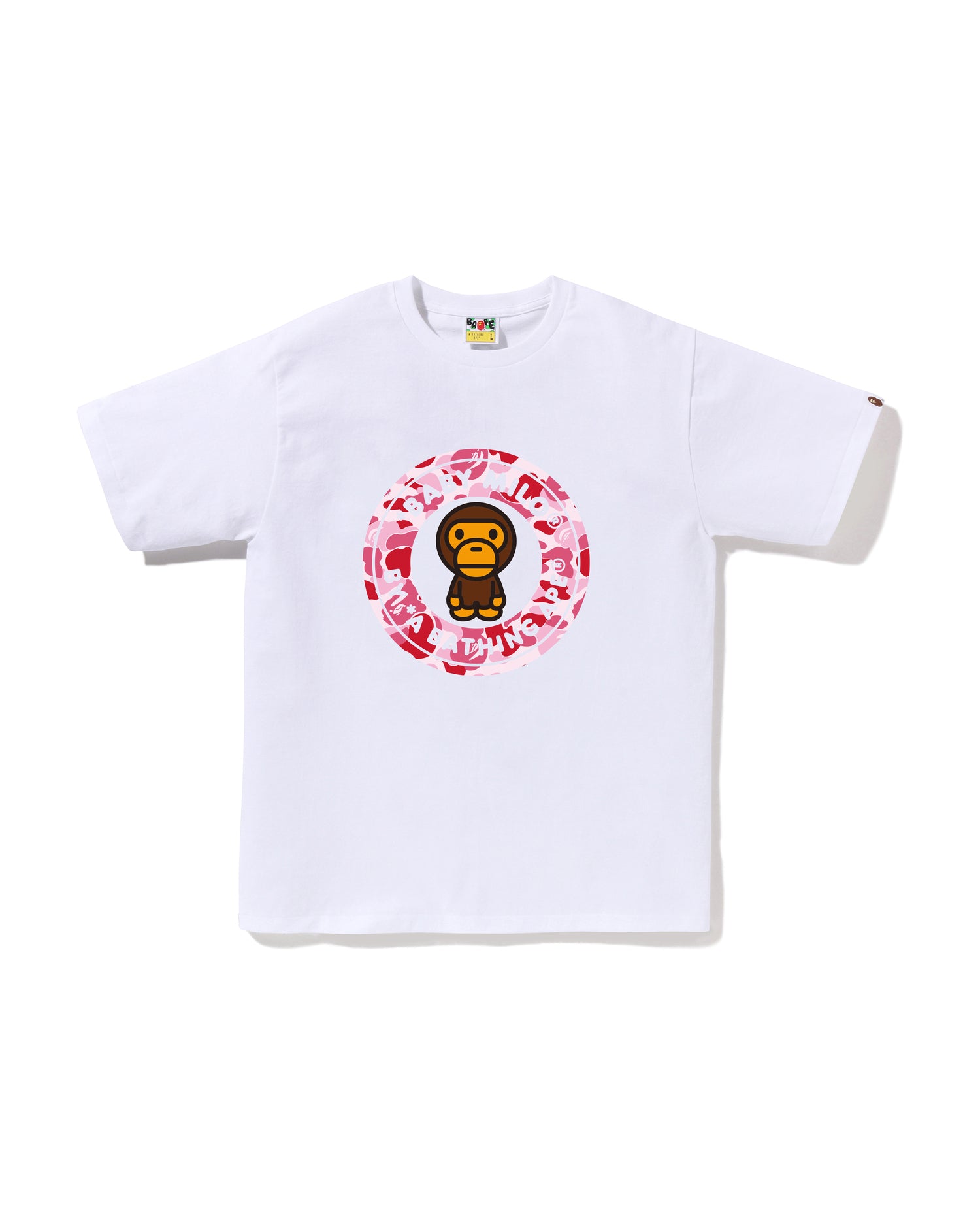 A BATHING APE® Abc Camo Milo Busy Works Tee | Bape official