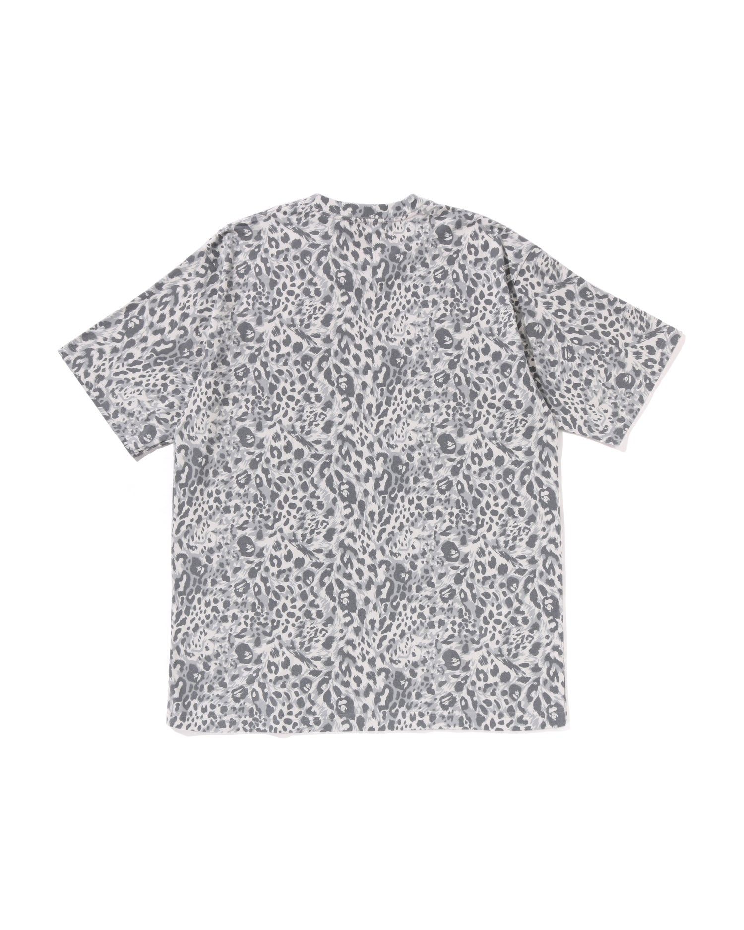 A BATHING APE® Wild Leopard Pattern College Relaxed Fit Tee
