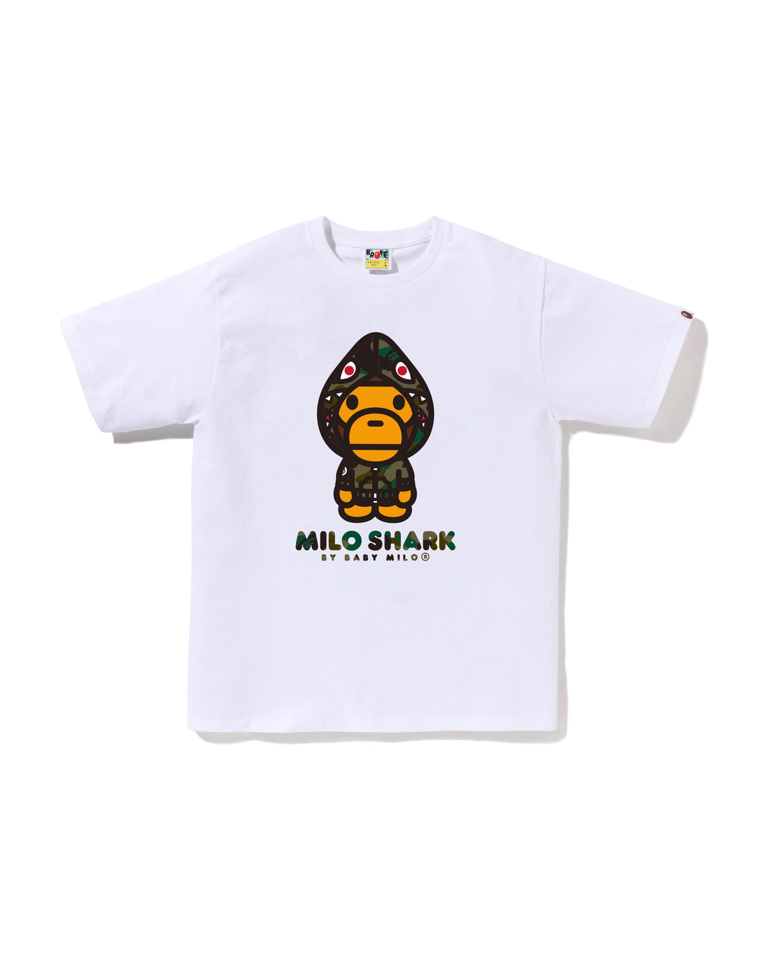 トップス A BATHING APE 1ST CAMO MILO SHARK FZH T A BATHING APE® 1st Camo Milo Shark Fzh Tee | Bape official