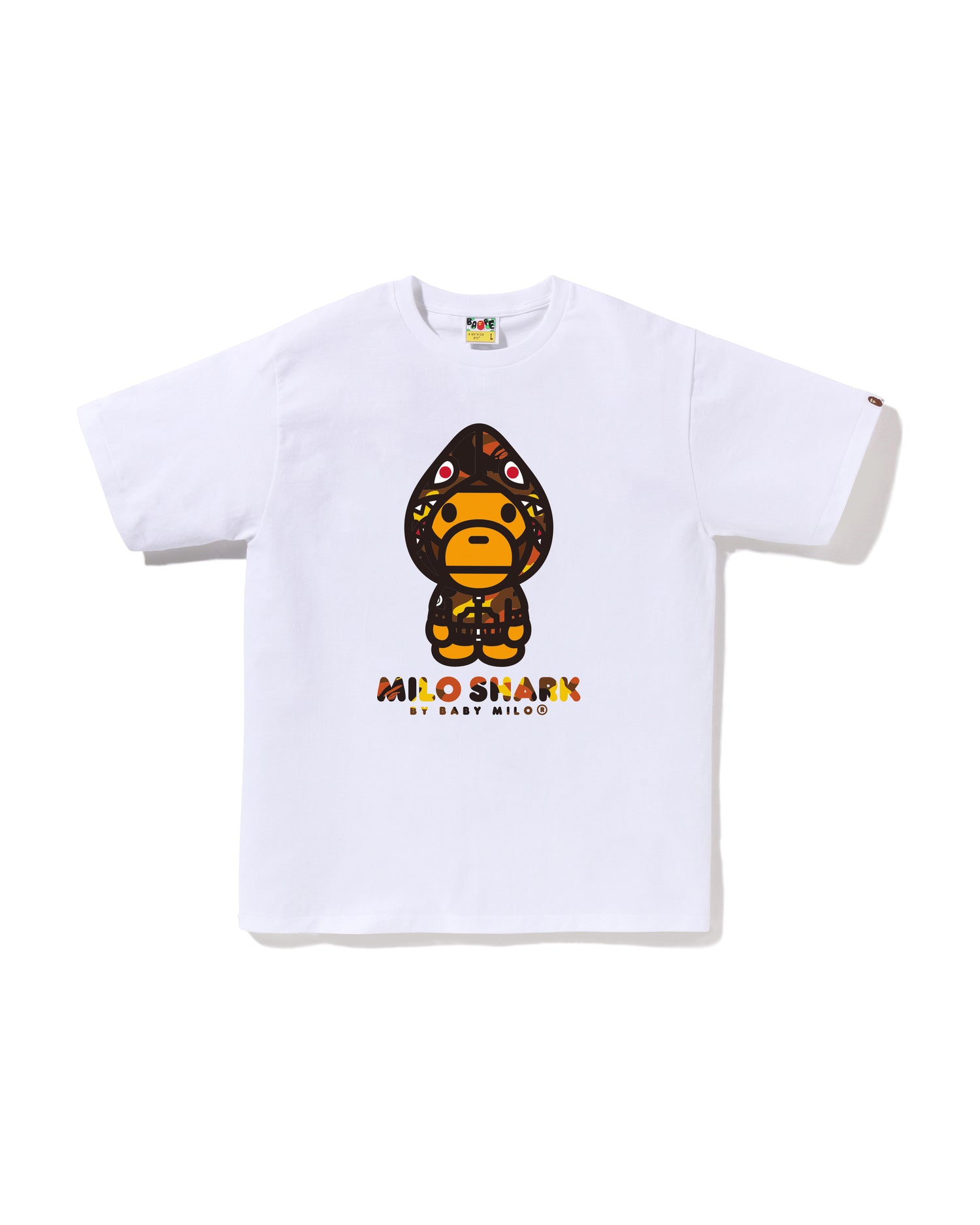 A BATHING APE　Milo　シャーク　Tシャツ　２XL A BATHING APE® 1st Camo Milo Shark Fzh Tee | Bape official