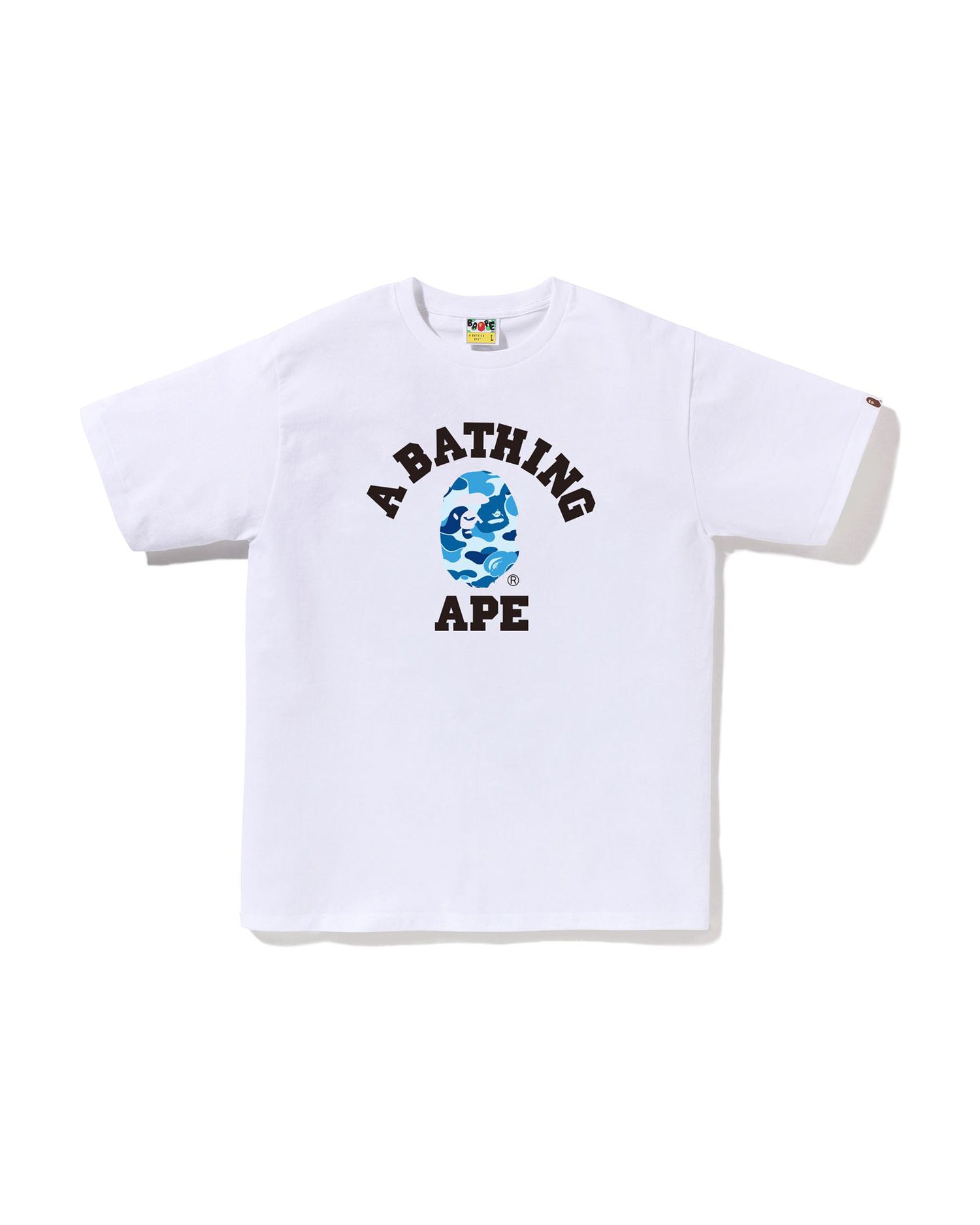 A BATHING APE® Abc Camo College Tee | Bape official website – INT